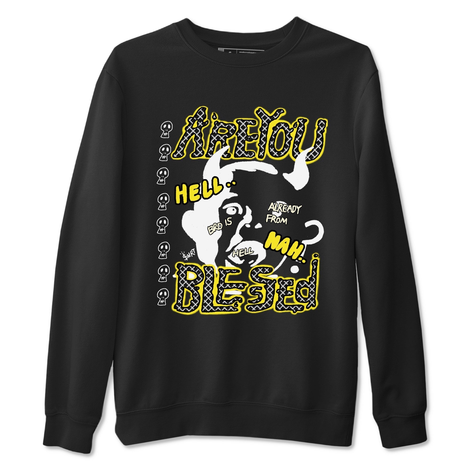 Are You Blessed snkmatch Tees - Air Jordan 4 Vivid Sulfur