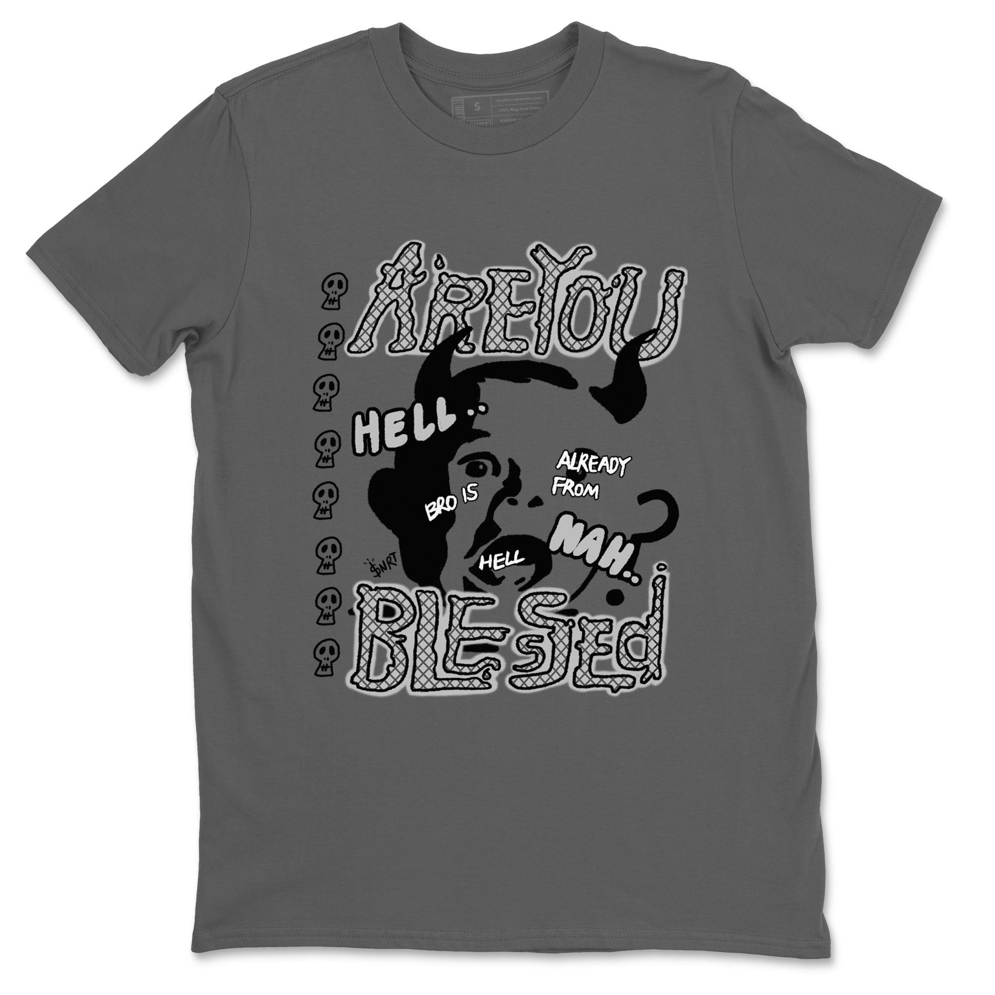Are You Blessed snkmatch Tees - Air Jordan 4 Wet Cement