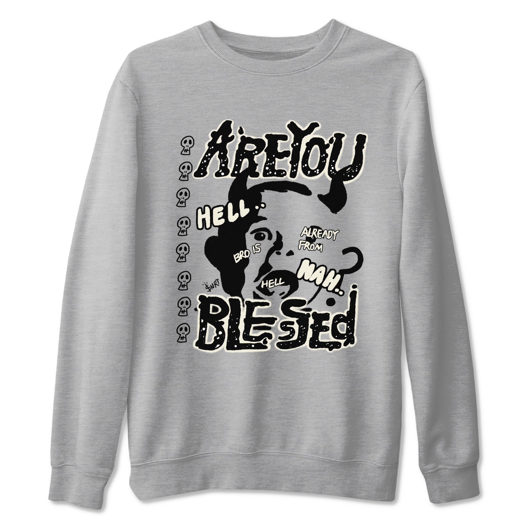 Are You Blessed snkmatch Tees - Air Jordan 5 Sail