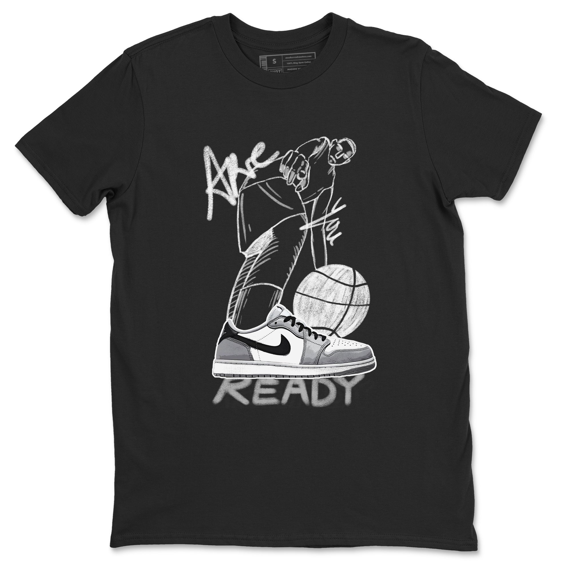Are You Ready snkmatch Tees - Air Jordan 1 Wolf Grey