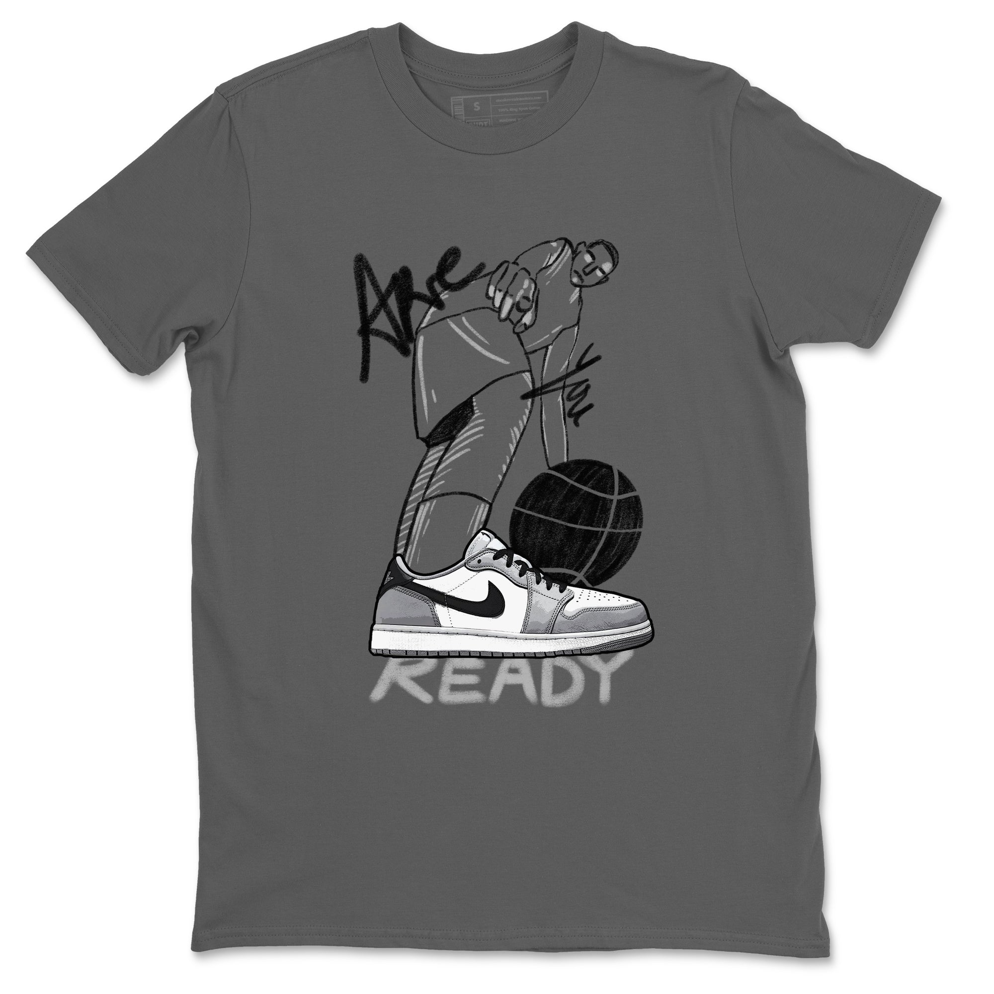 Are You Ready snkmatch Tees - Air Jordan 1 Wolf Grey
