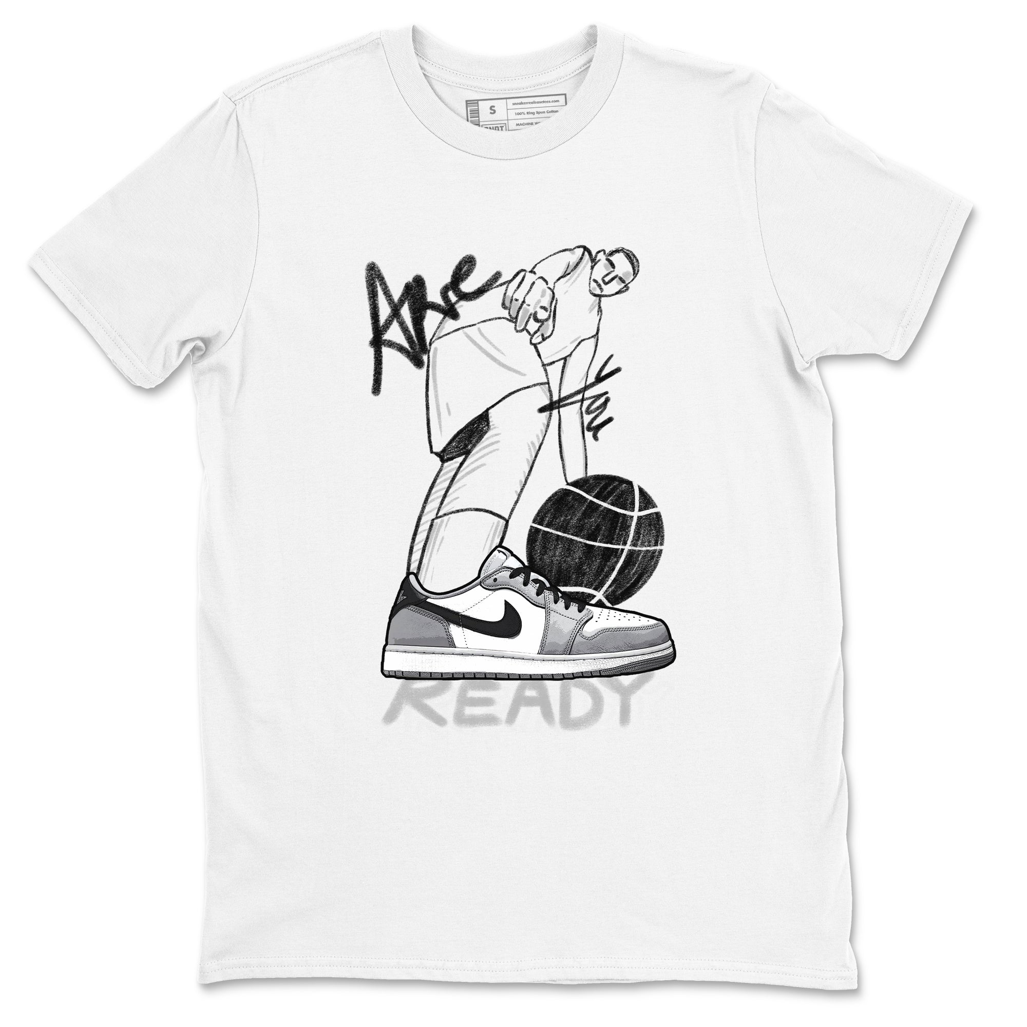 Are You Ready snkmatch Tees - Air Jordan 1 Wolf Grey