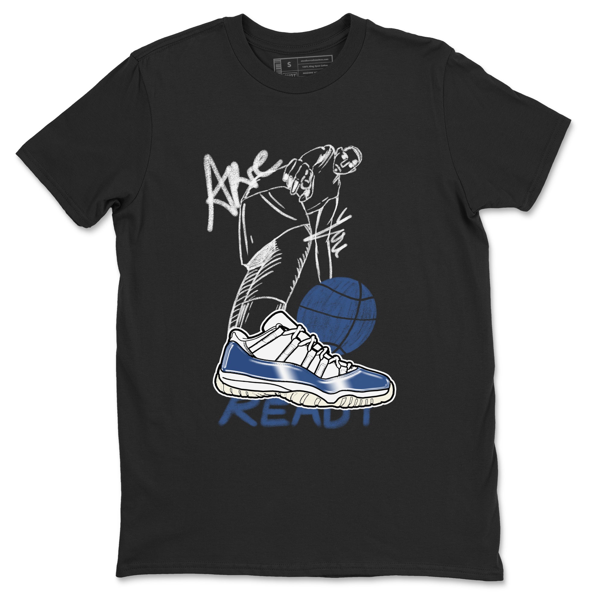 Are You Ready snkmatch Tees - Air Jordan 11 Diffused Blue