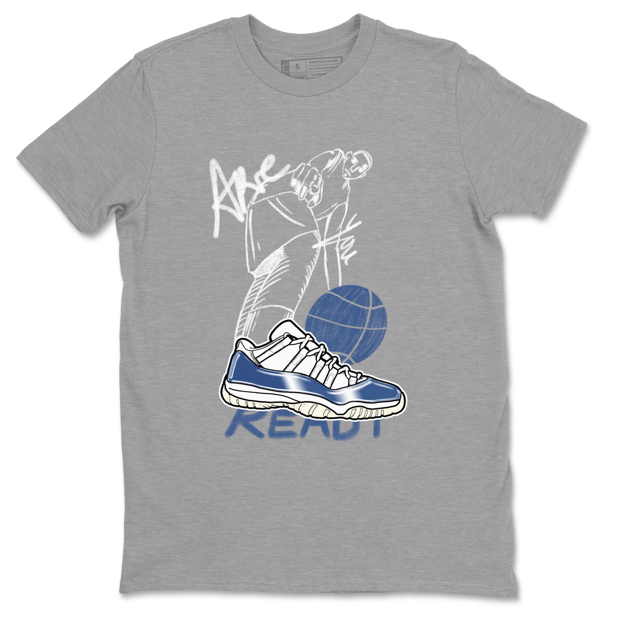 Are You Ready snkmatch Tees - Air Jordan 11 Diffused Blue