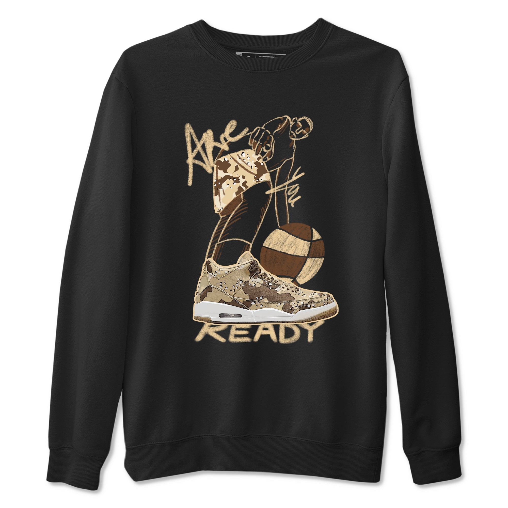 Are You Ready snkmatch Tees - Air Jordan 3 Desert Camo