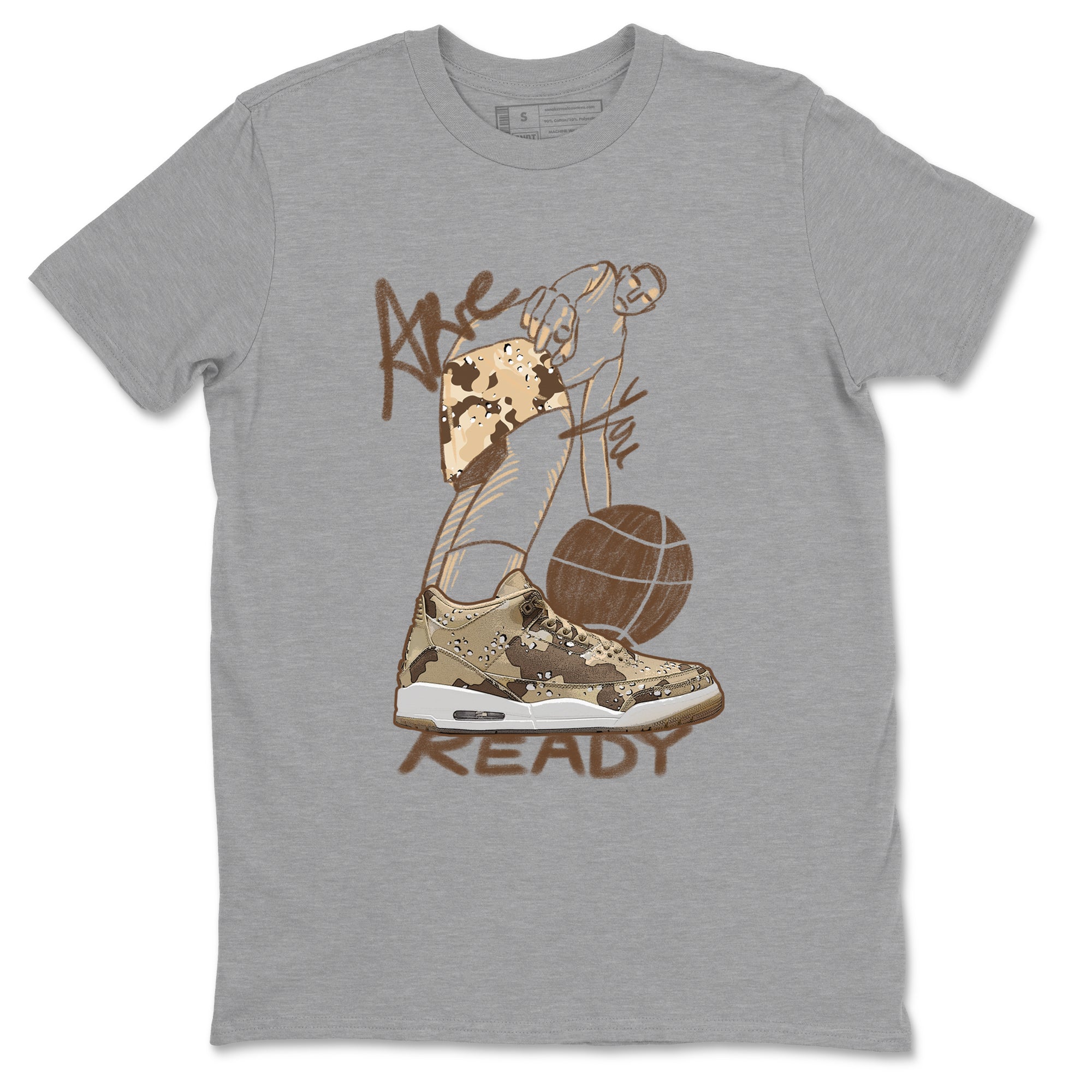 Are You Ready snkmatch Tees - Air Jordan 3 Desert Camo