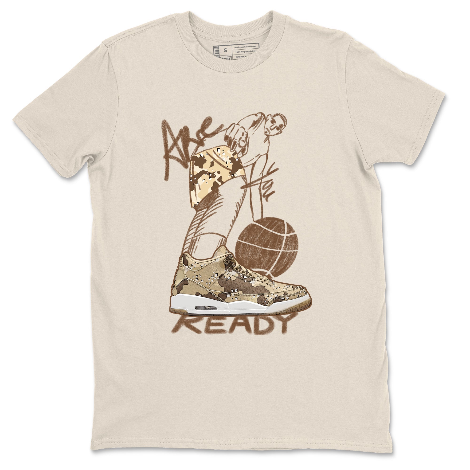Are You Ready snkmatch Tees - Air Jordan 3 Desert Camo