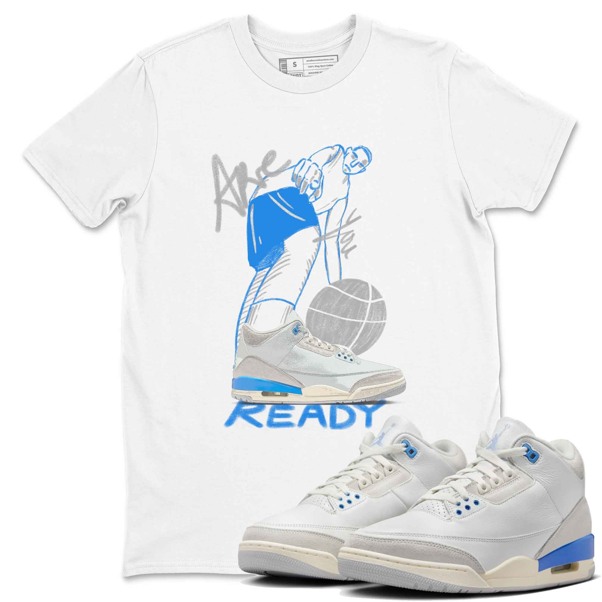 Are You Ready snkmatch Tees - Air Jordan 3 Lucky Shorts