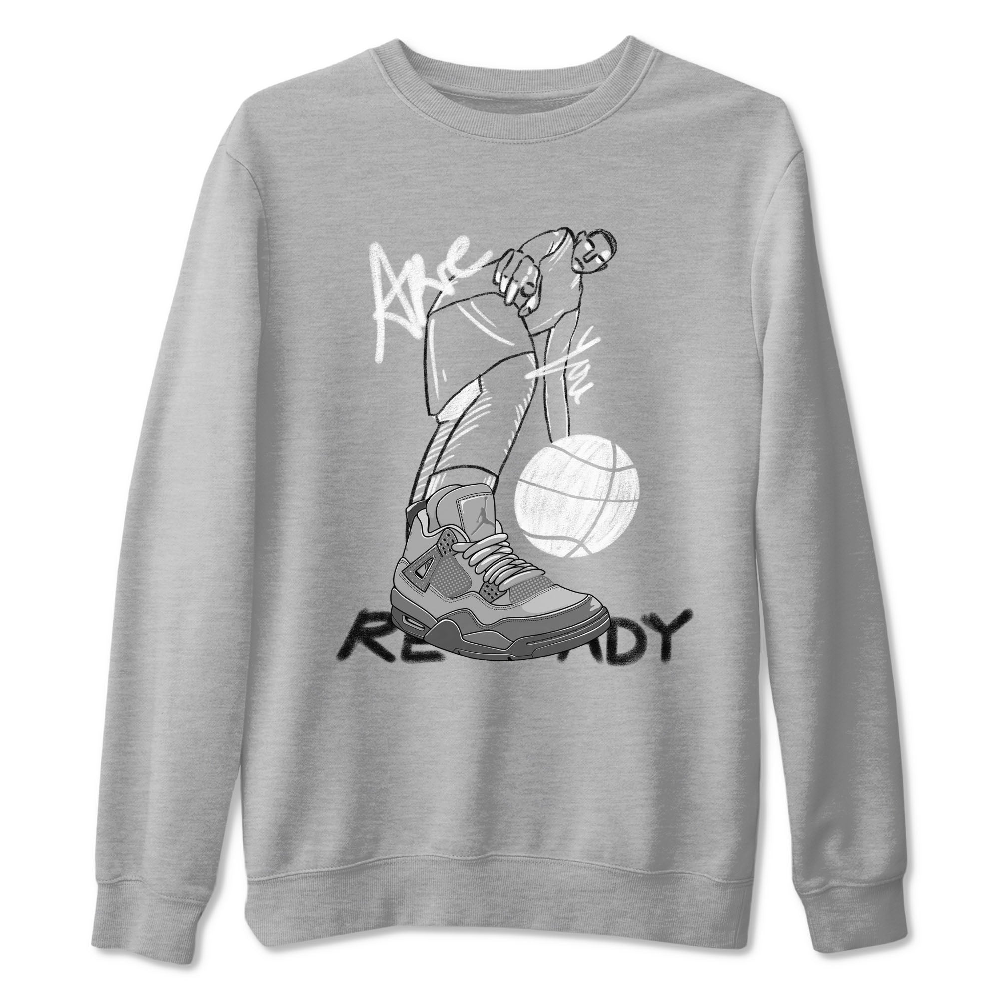 Are You Ready snkmatch Tees - Air Jordan 4 Wet Cement