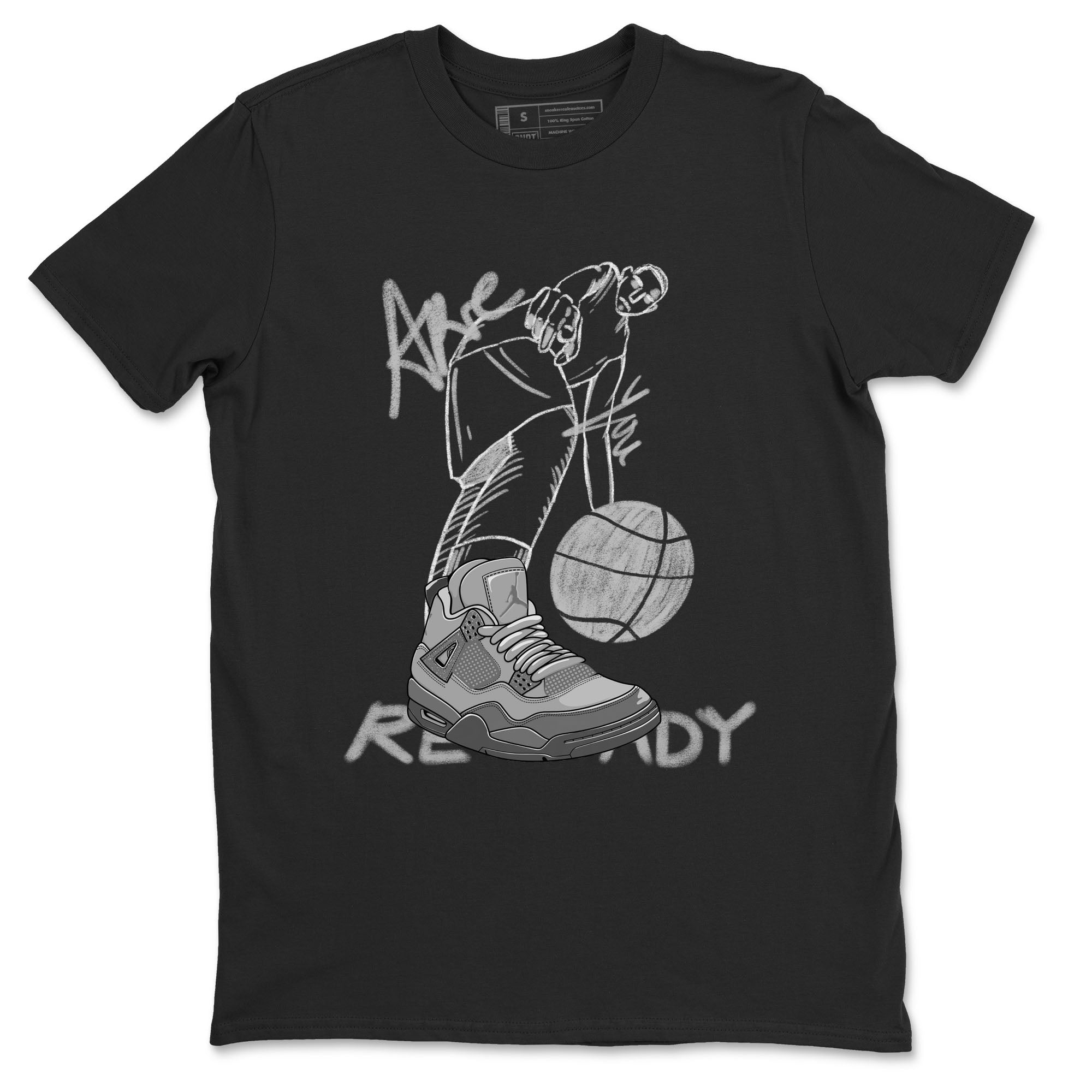 Are You Ready snkmatch Tees - Air Jordan 4 Wet Cement