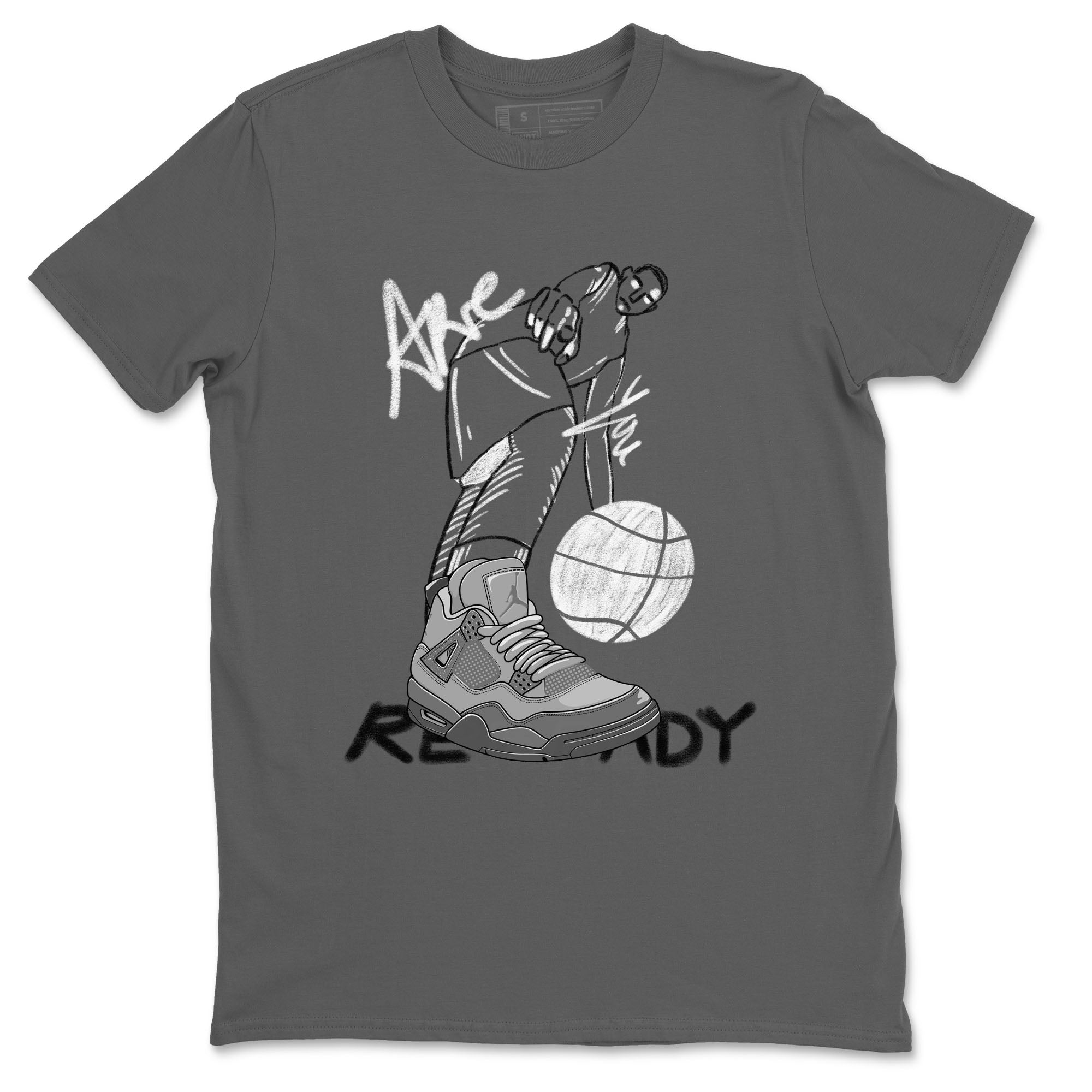 Are You Ready snkmatch Tees - Air Jordan 4 Wet Cement