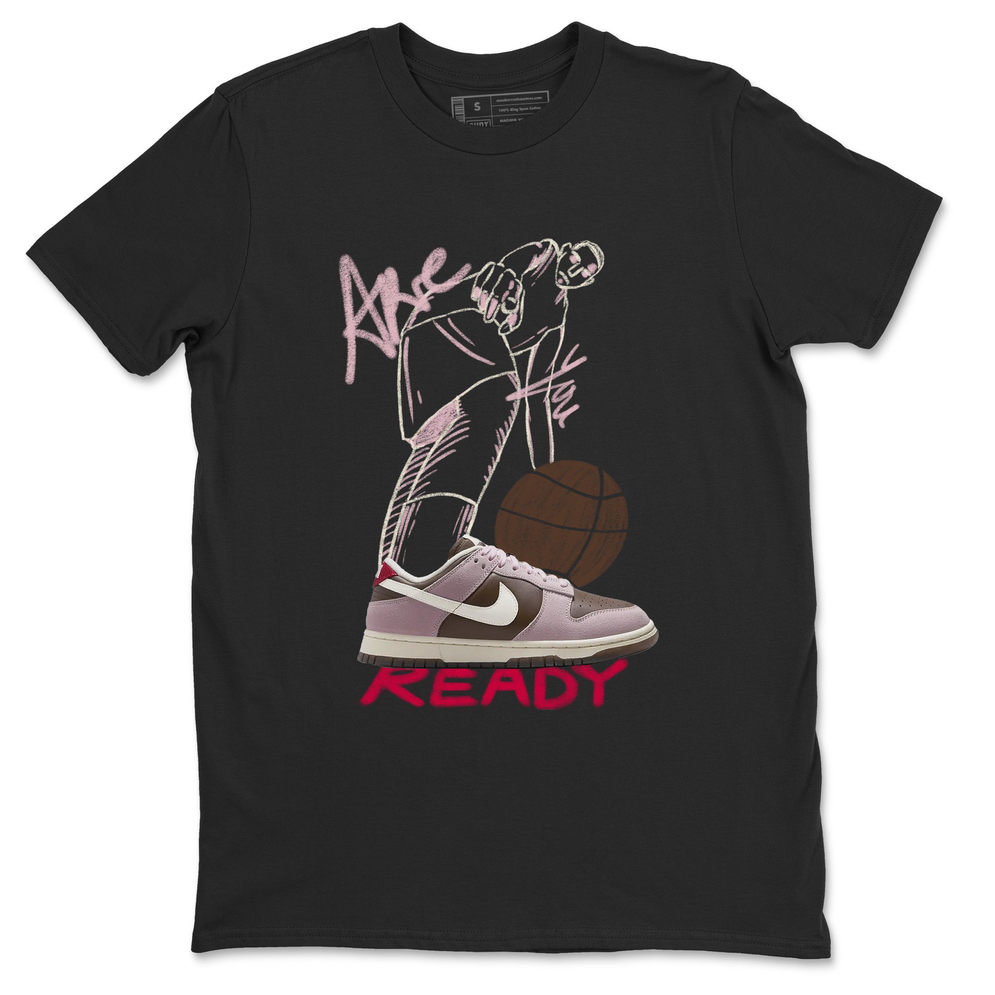 Are You Ready snkmatch Tees - Dunk Cacao Wow And Pink Foam
