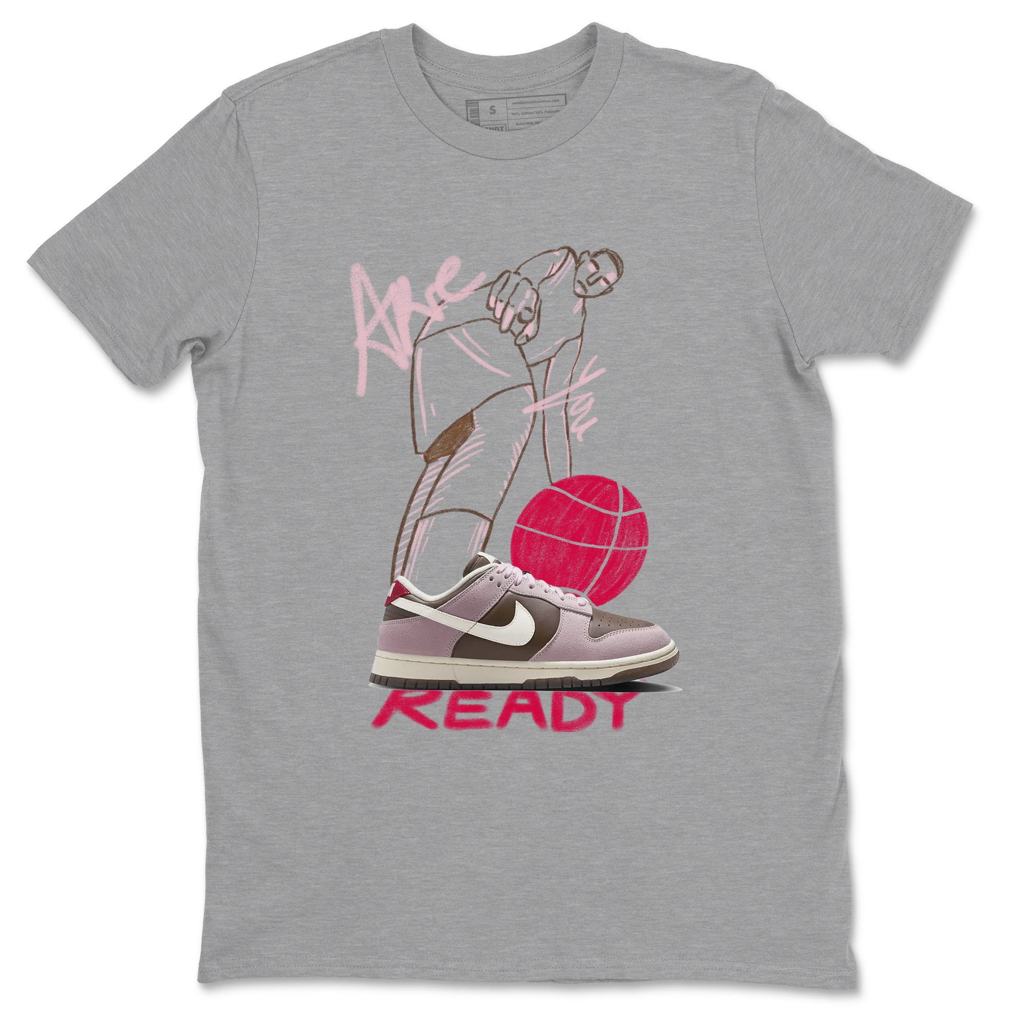 Are You Ready snkmatch Tees - Dunk Cacao Wow And Pink Foam