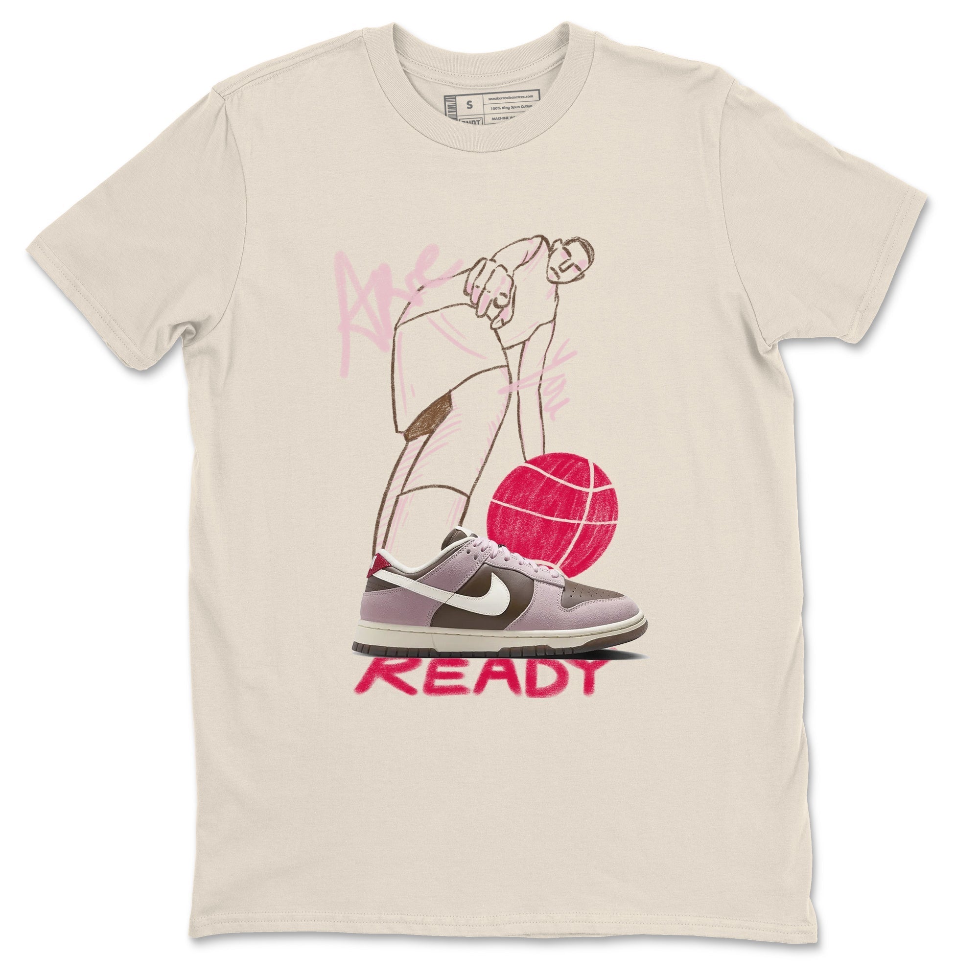 Are You Ready snkmatch Tees - Dunk Cacao Wow And Pink Foam