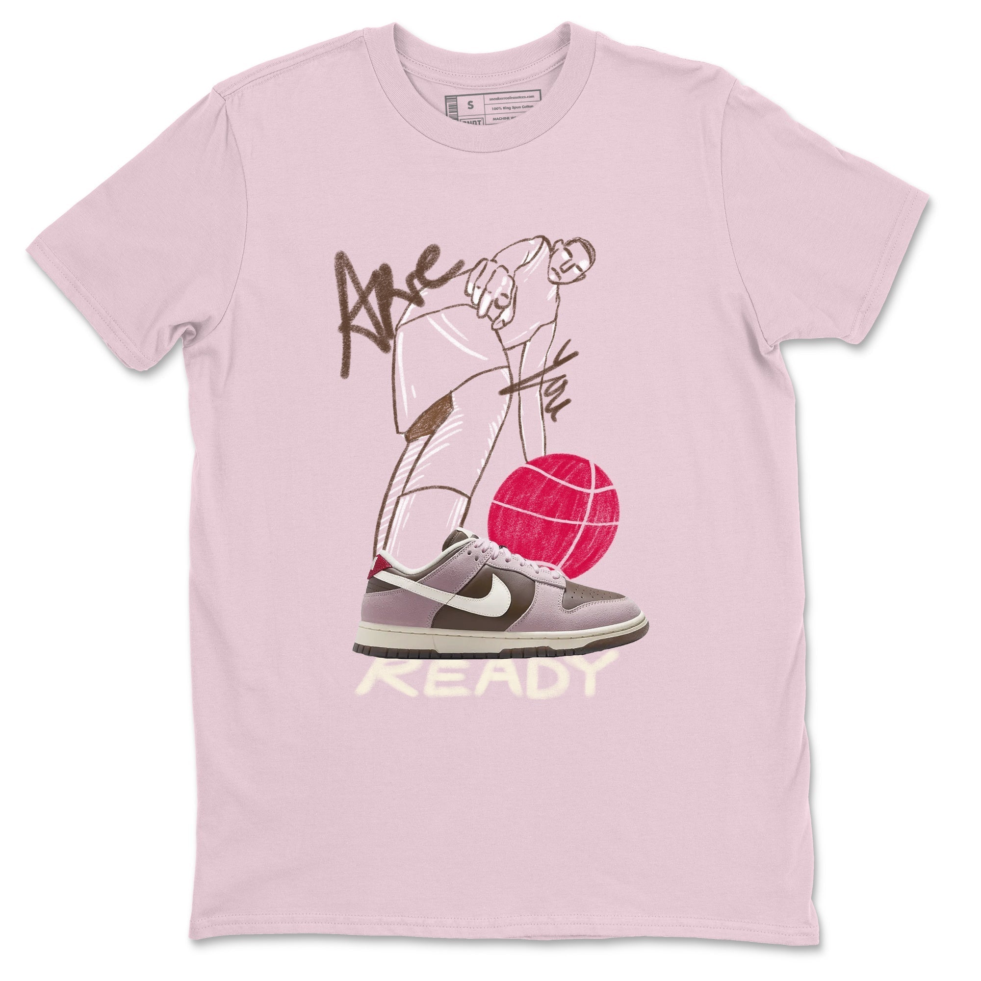Are You Ready snkmatch Tees - Dunk Cacao Wow And Pink Foam