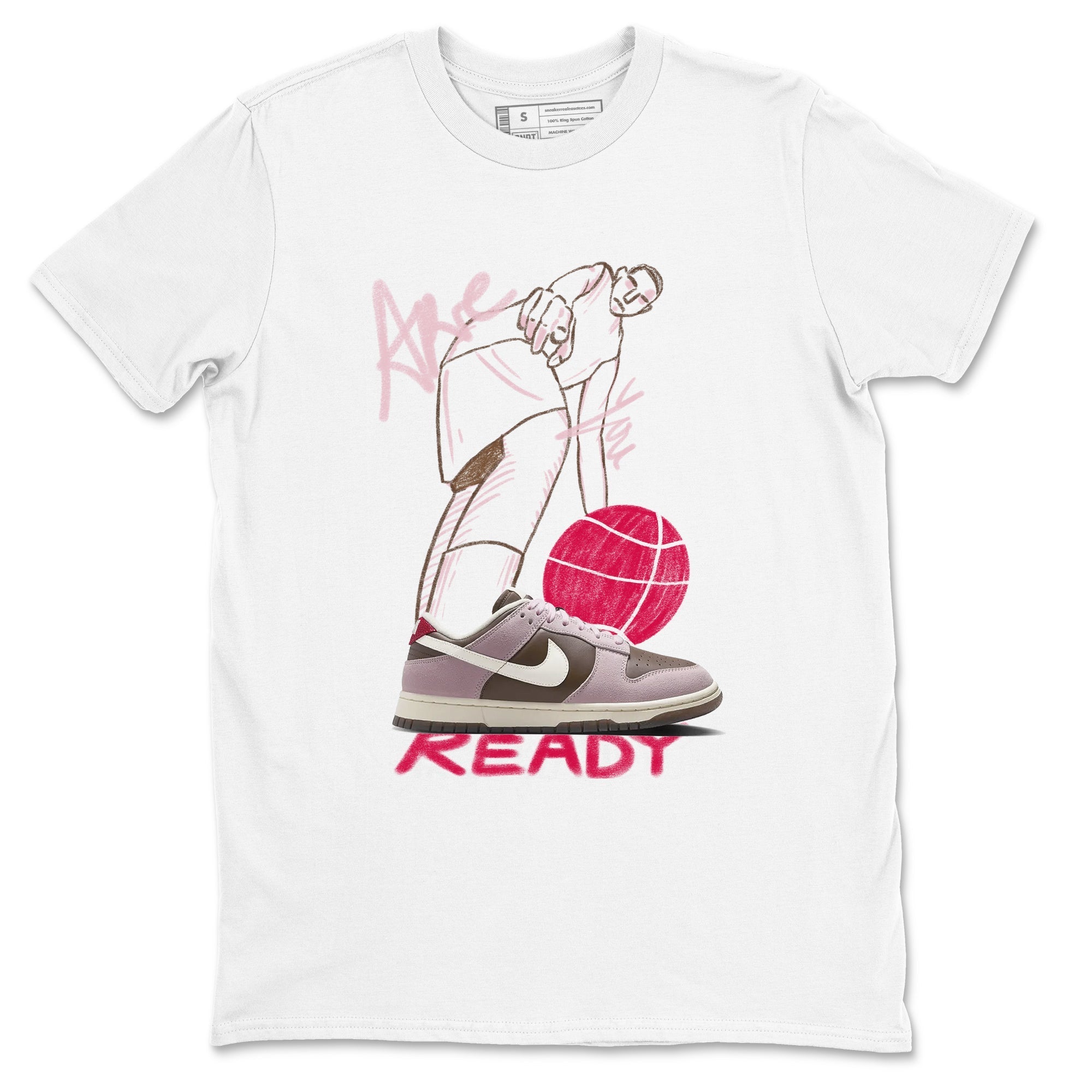 Are You Ready snkmatch Tees - Dunk Cacao Wow And Pink Foam