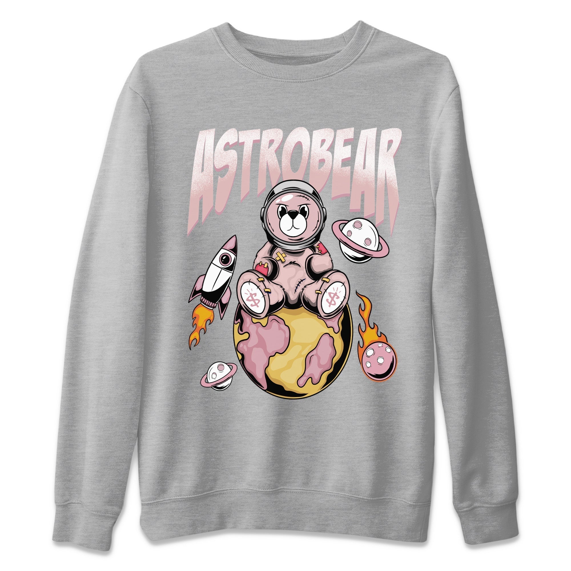 Astrobear Unisex Tops - Air Jordan 1 Washed Pink