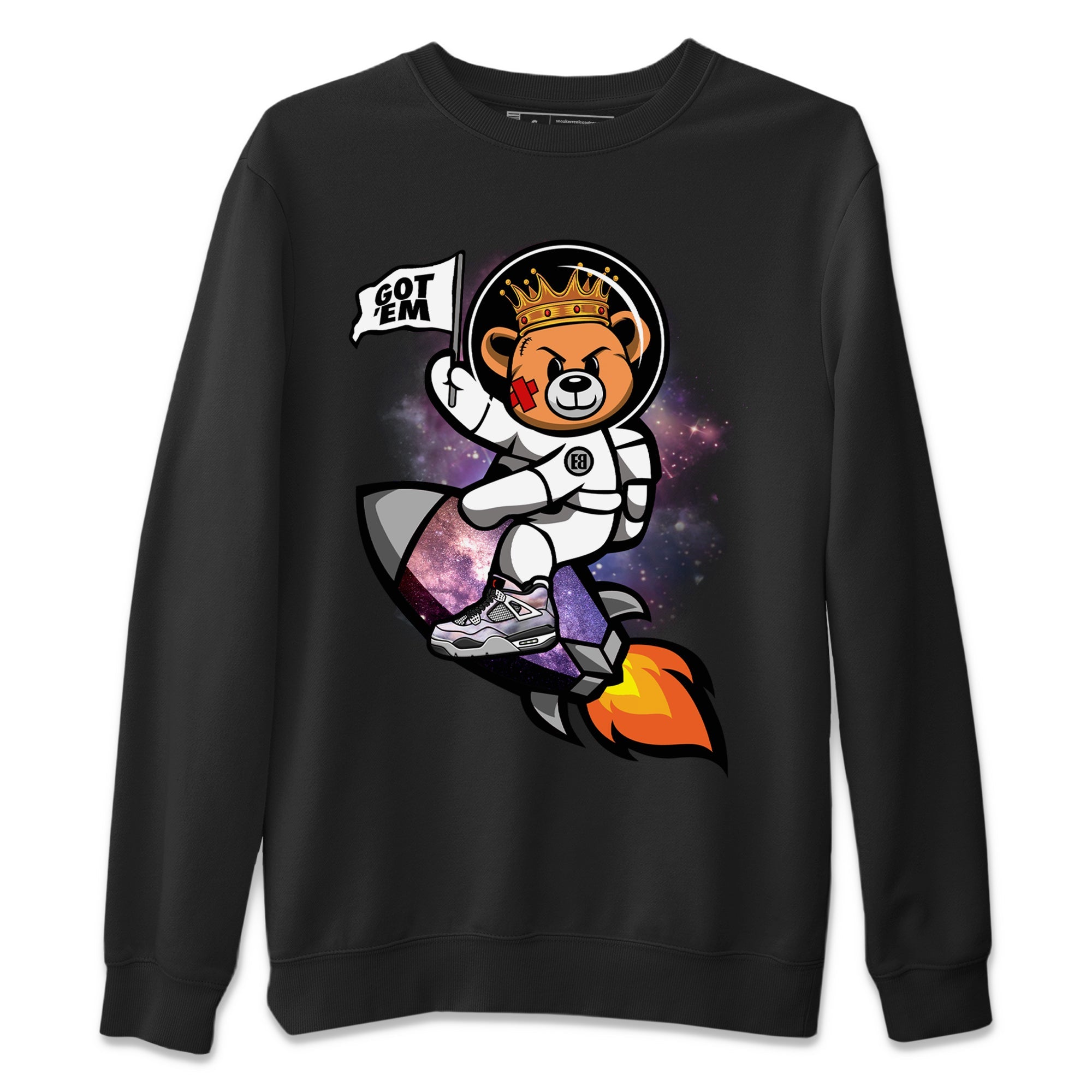Astronaut Bear Unisex Tops - Air Jordan 4 Zen Master