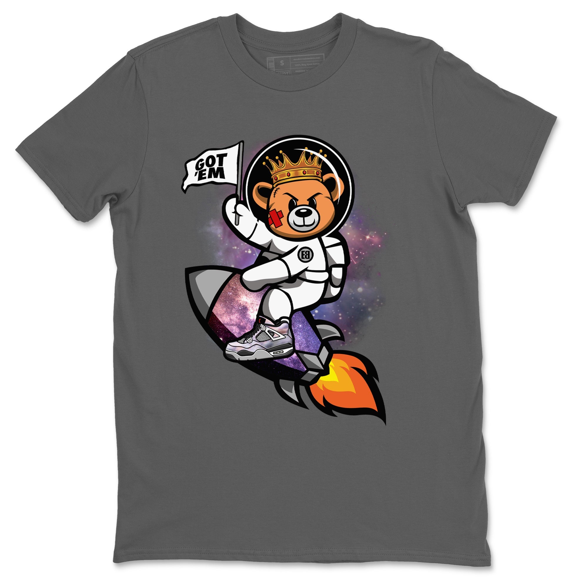 Astronaut Bear Unisex Tops - Air Jordan 4 Zen Master