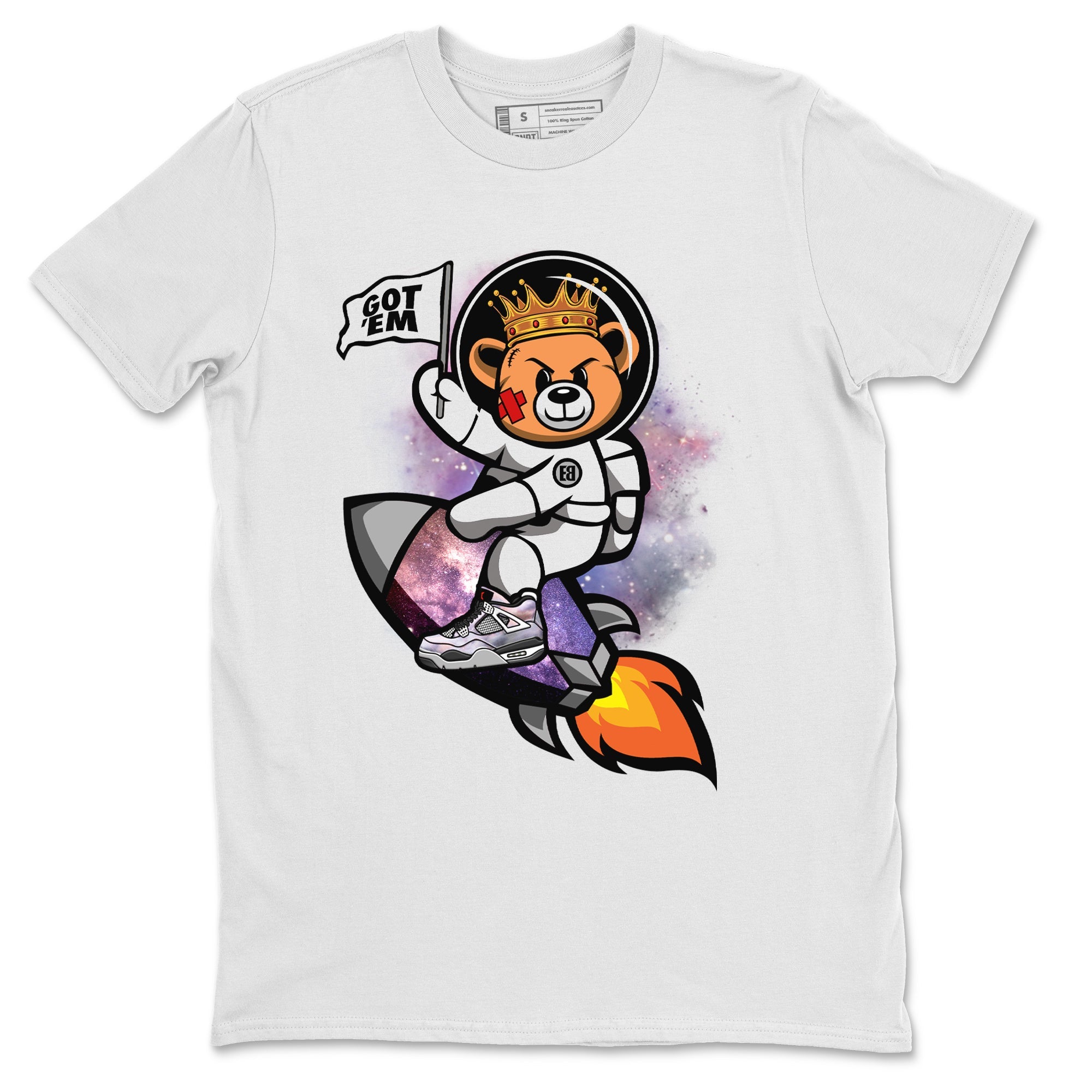 Astronaut Bear Unisex Tops - Air Jordan 4 Zen Master
