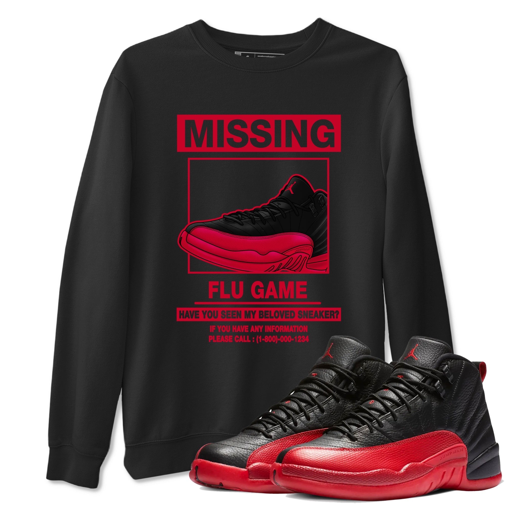 Missing snkmatch snkmatch Tees - Air Jordan 12 Flu Game