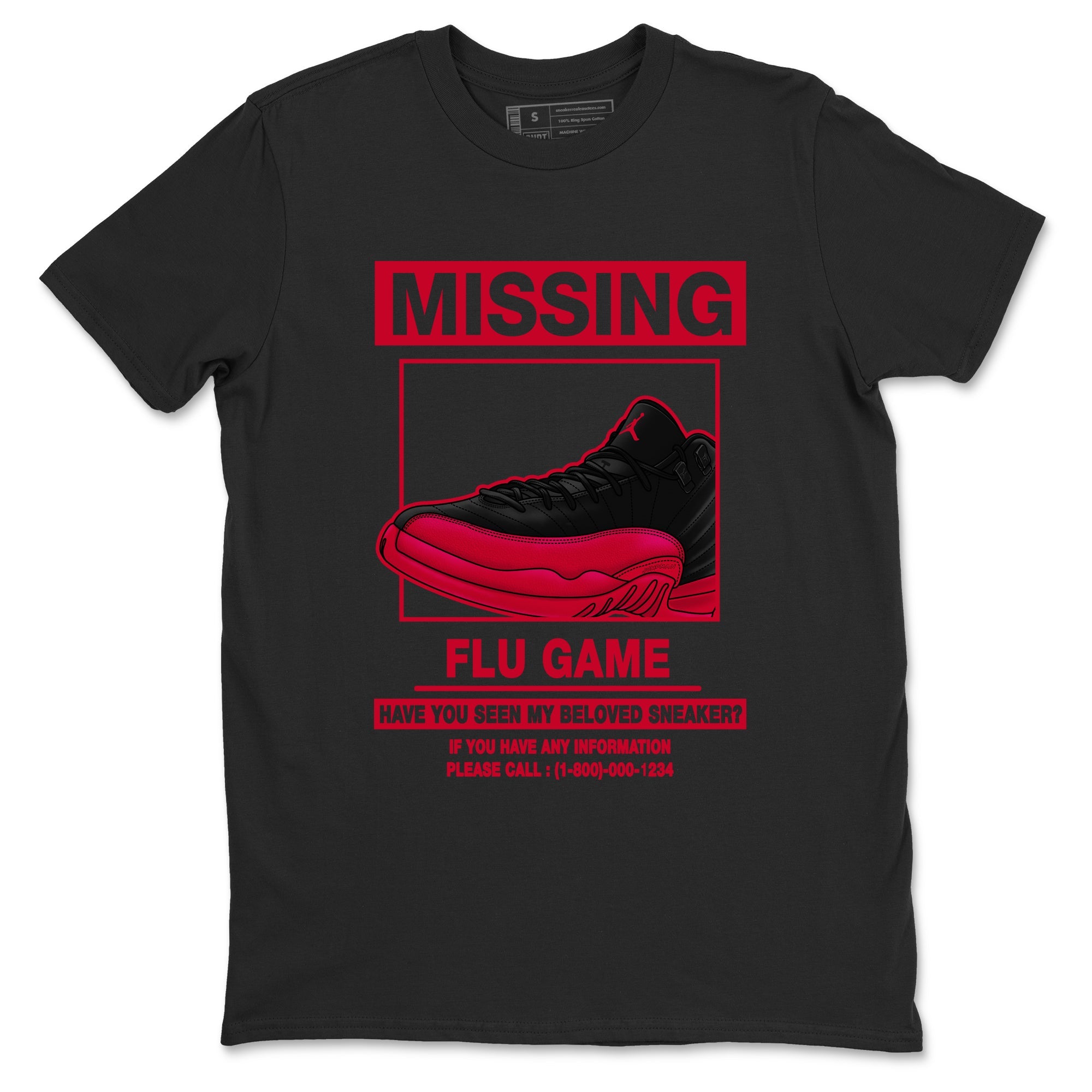 Missing snkmatch snkmatch Tees - Air Jordan 12 Flu Game