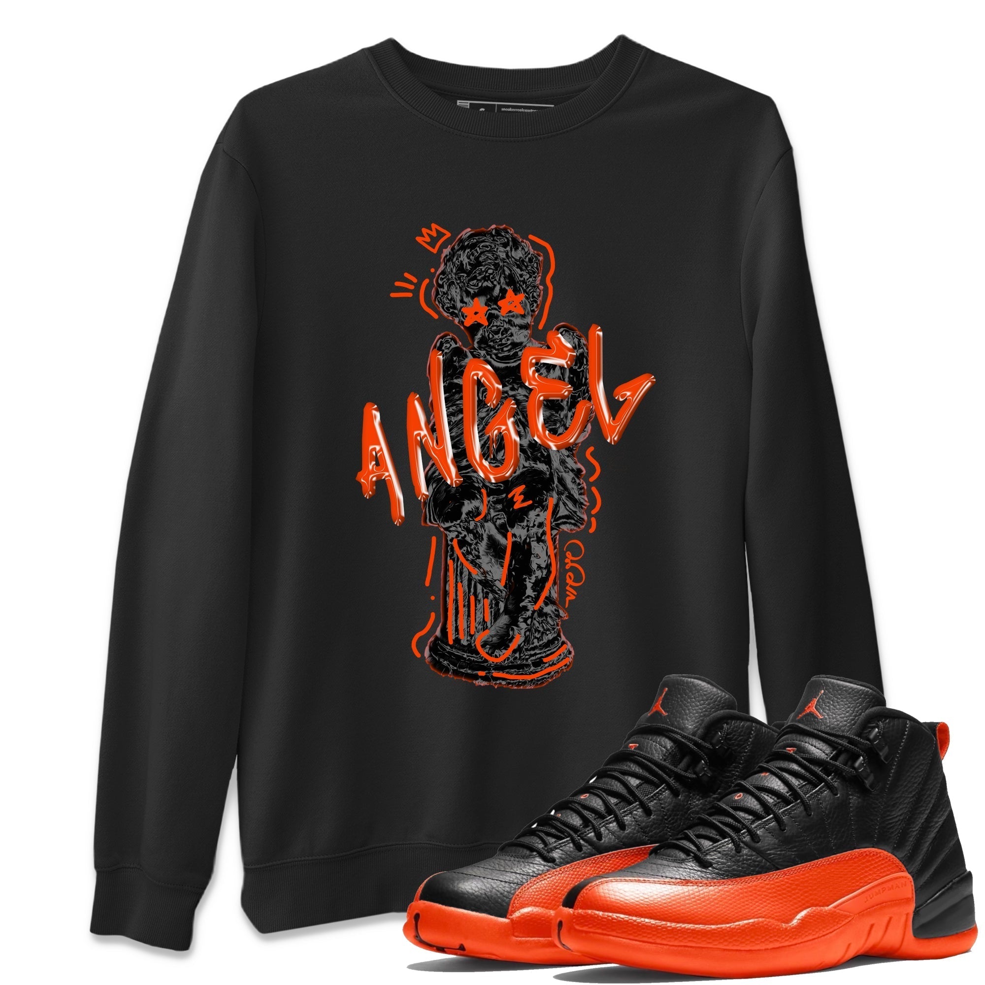 Baby Angel Unisex Tops - Air Jordan 12 Brilliant Orange