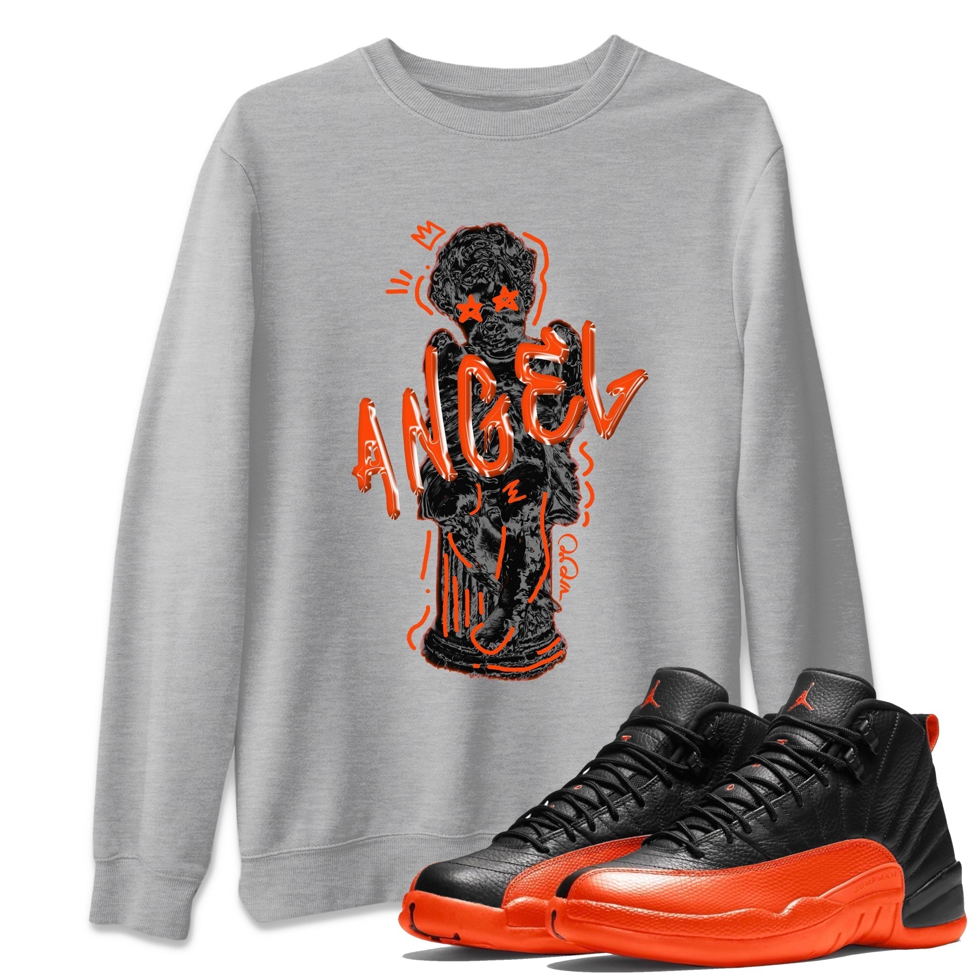 Baby Angel Unisex Tops - Air Jordan 12 Brilliant Orange