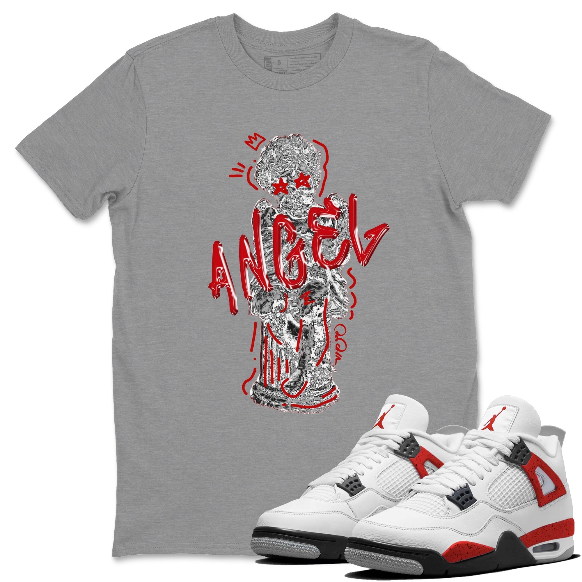 Baby Angel Unisex Tops - Air Jordan 4 Red Cement