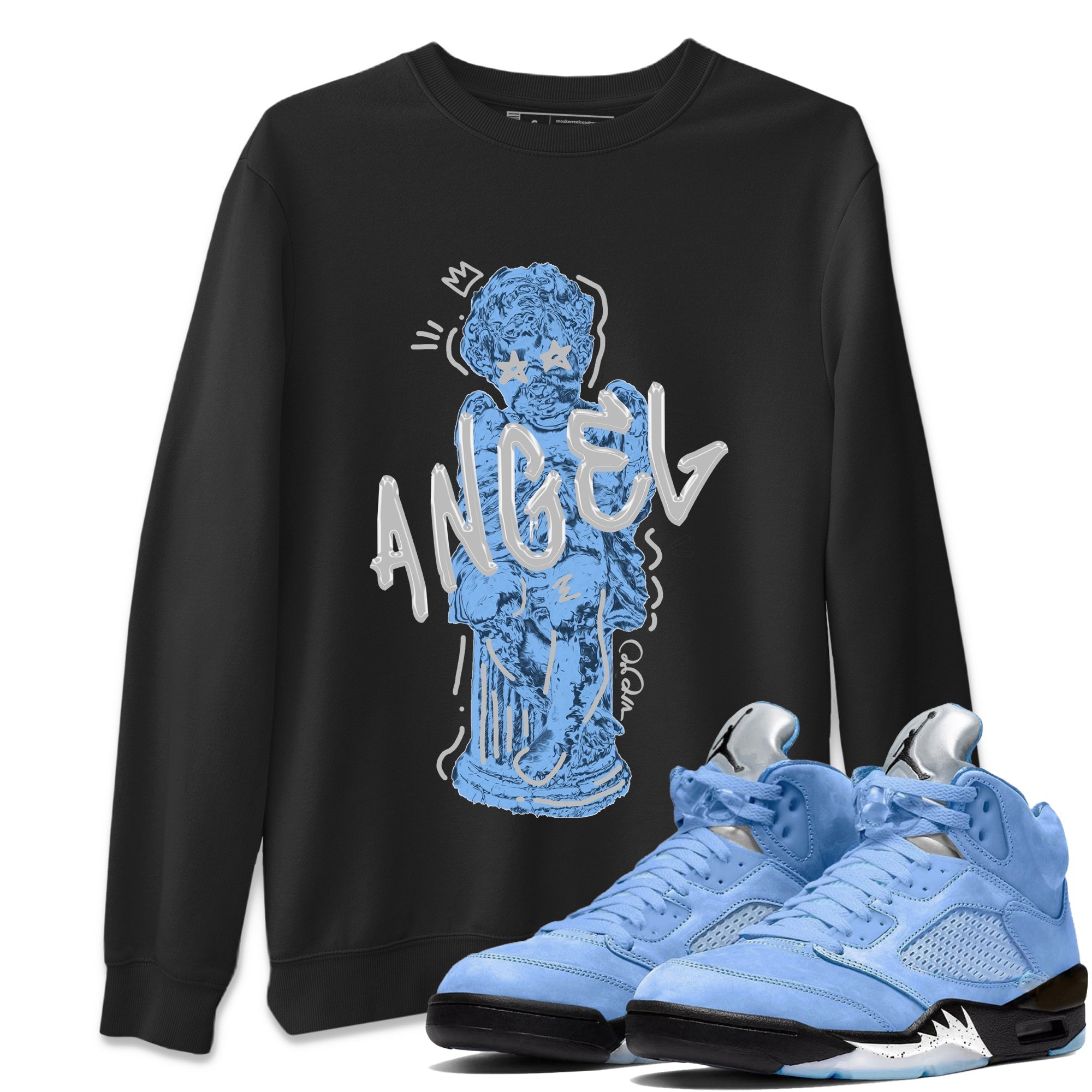 Baby Angel Unisex Tops - Air Jordan 5 UNC