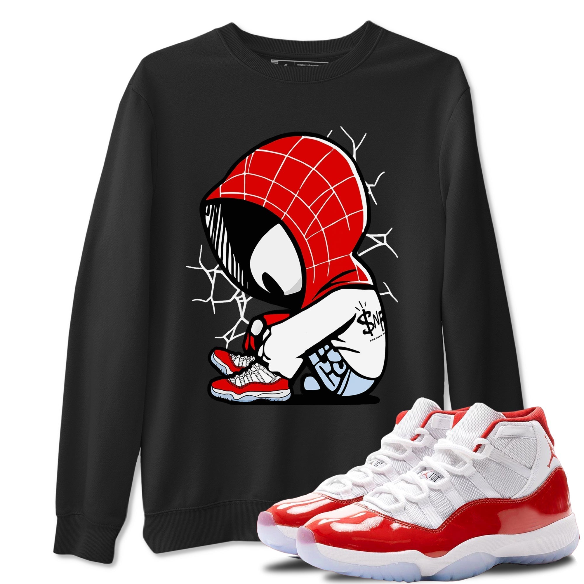 Baby Spider snkmatch Tees - Air Jordan 11 Cherry