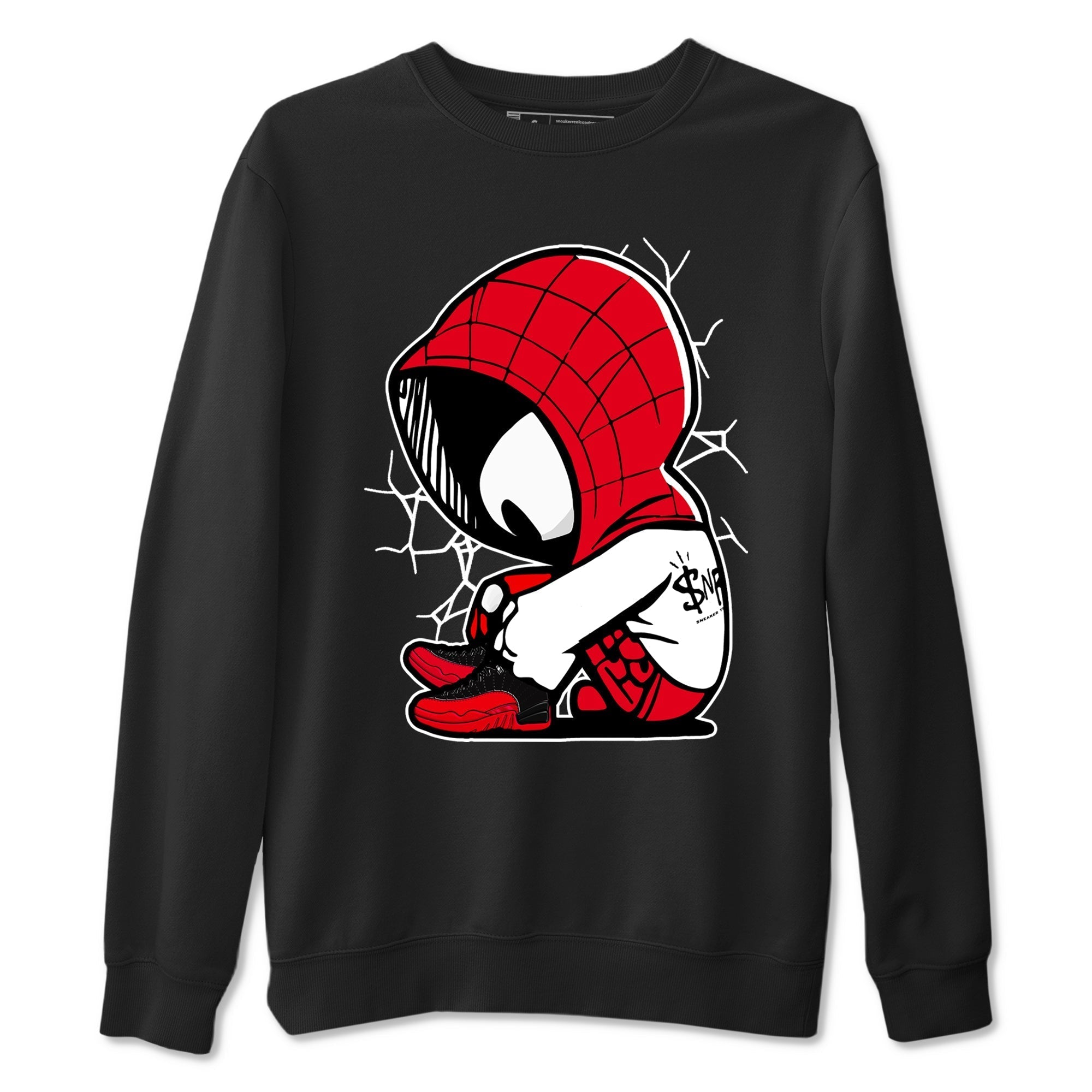 Baby Spider snkmatch Tees - Air Jordan 12 Flu Game