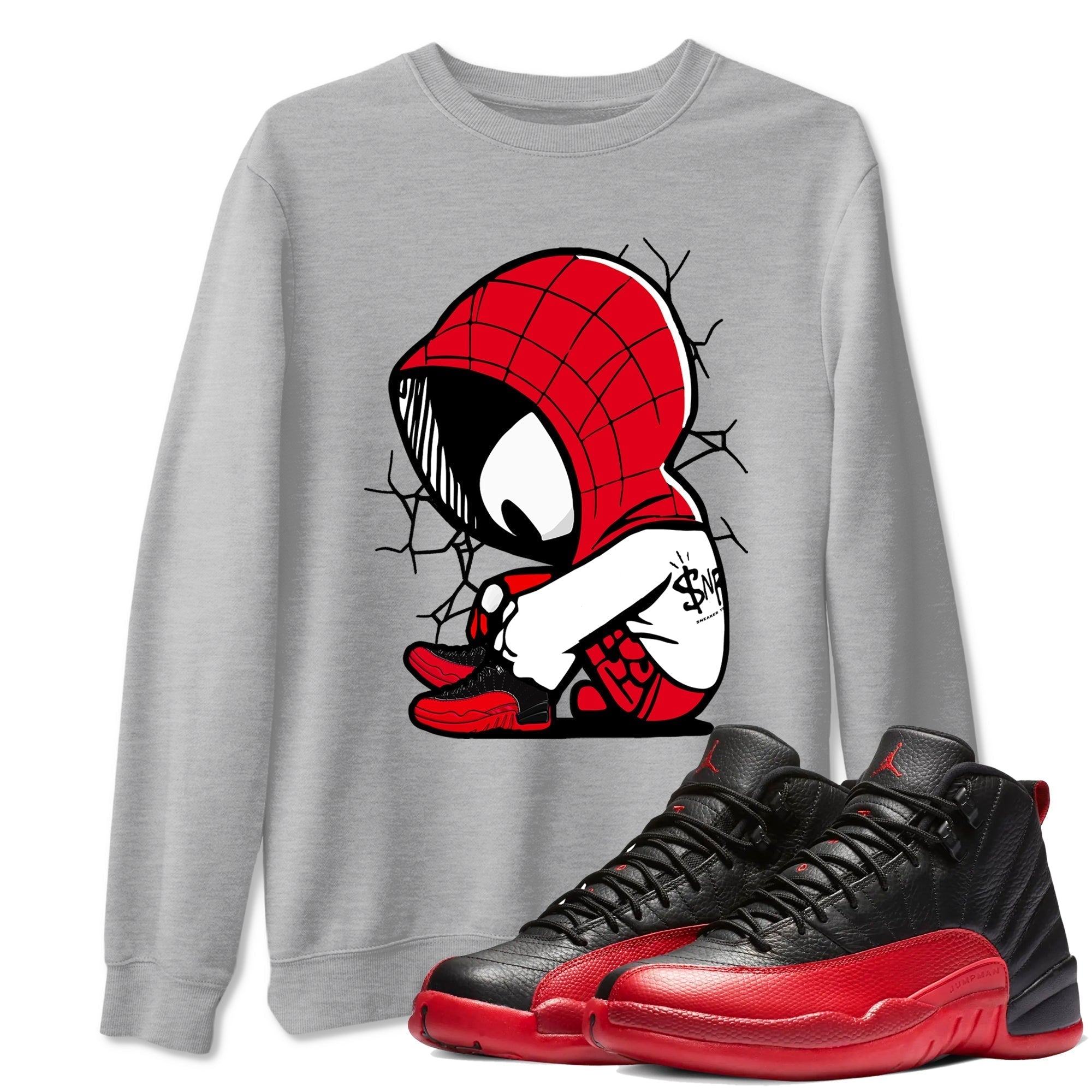 Baby Spider snkmatch Tees - Air Jordan 12 Flu Game