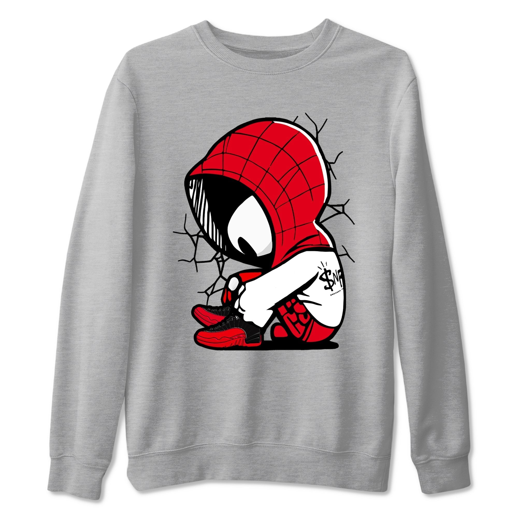 Baby Spider snkmatch Tees - Air Jordan 12 Flu Game
