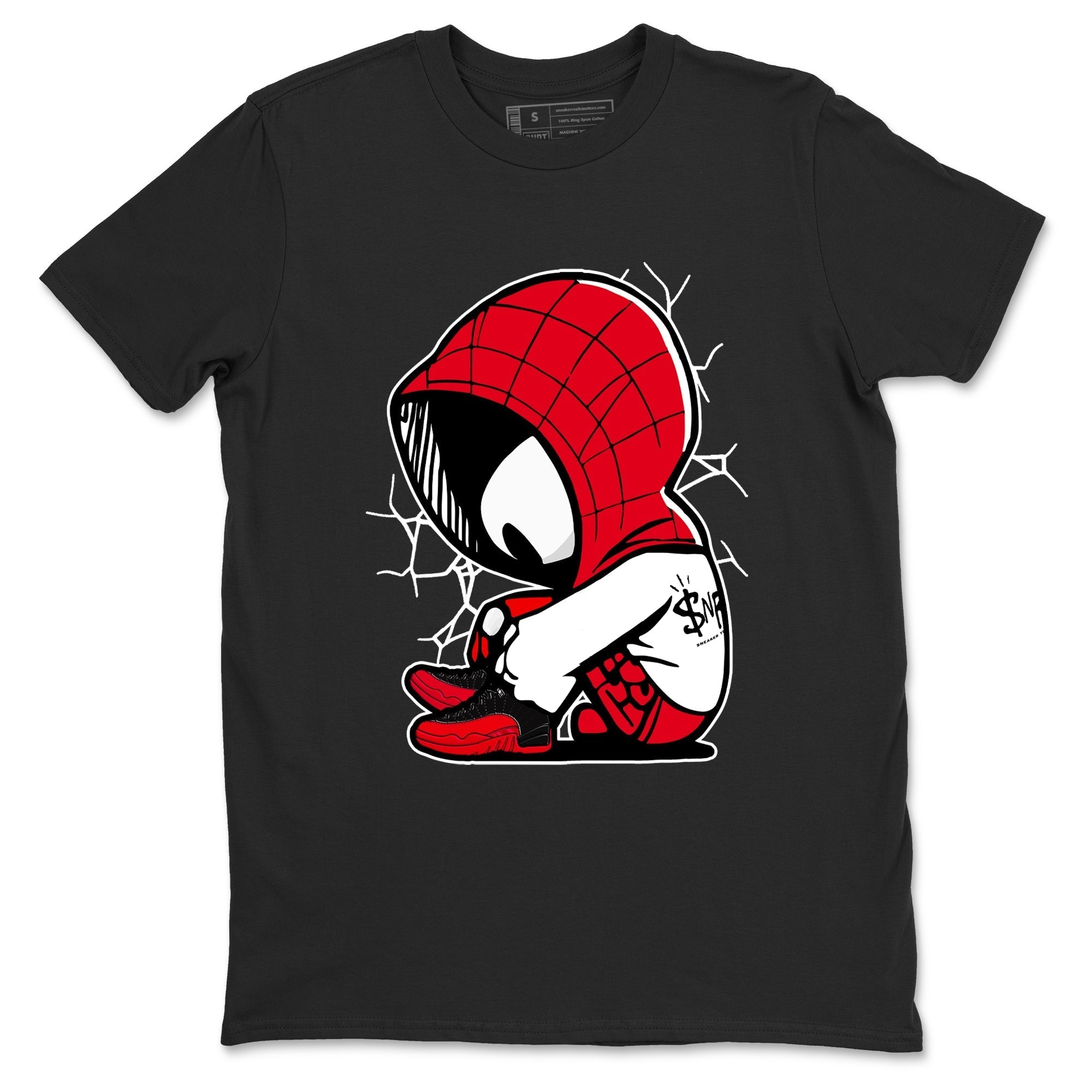 Baby Spider snkmatch Tees - Air Jordan 12 Flu Game
