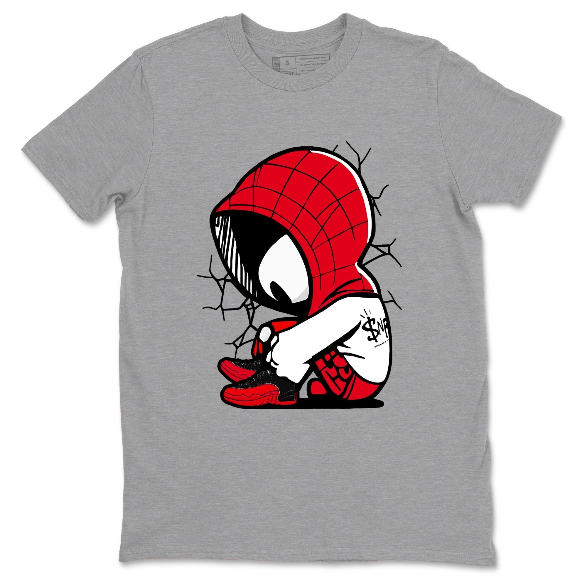 Baby Spider snkmatch Tees - Air Jordan 12 Flu Game