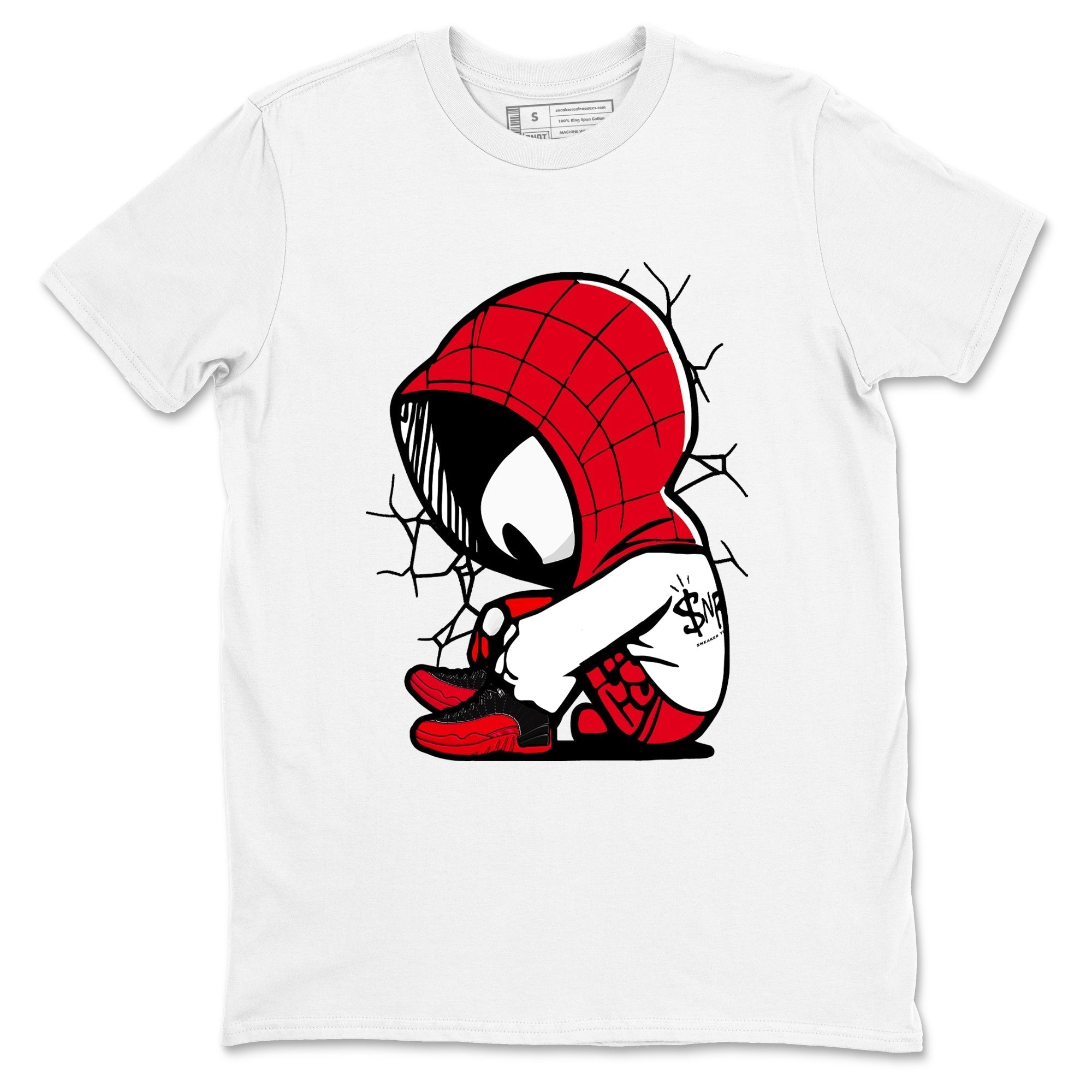 Baby Spider snkmatch Tees - Air Jordan 12 Flu Game