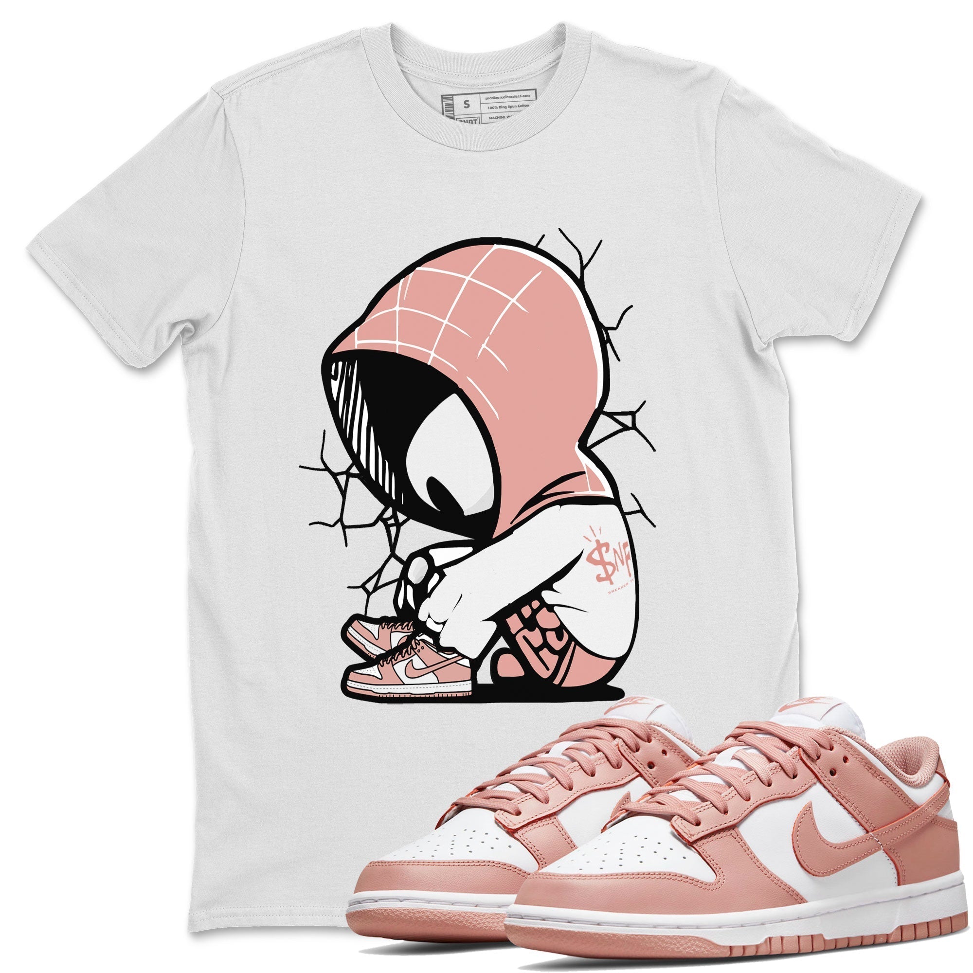 Baby Spider snkmatch Tee - Dunk Rose Whisper
