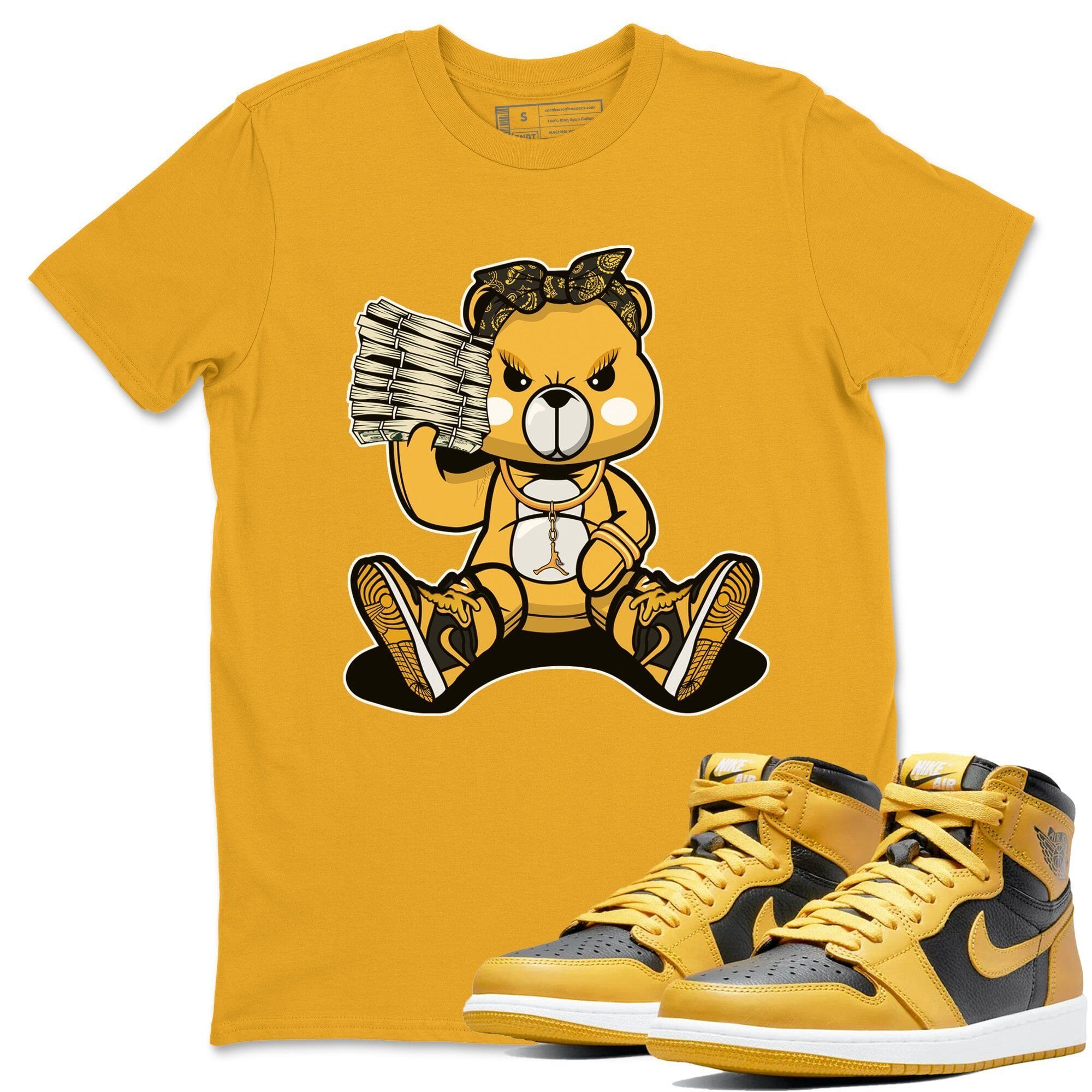 Bad Baby Bear Unisex Tops - Air Jordan 1 Pollen