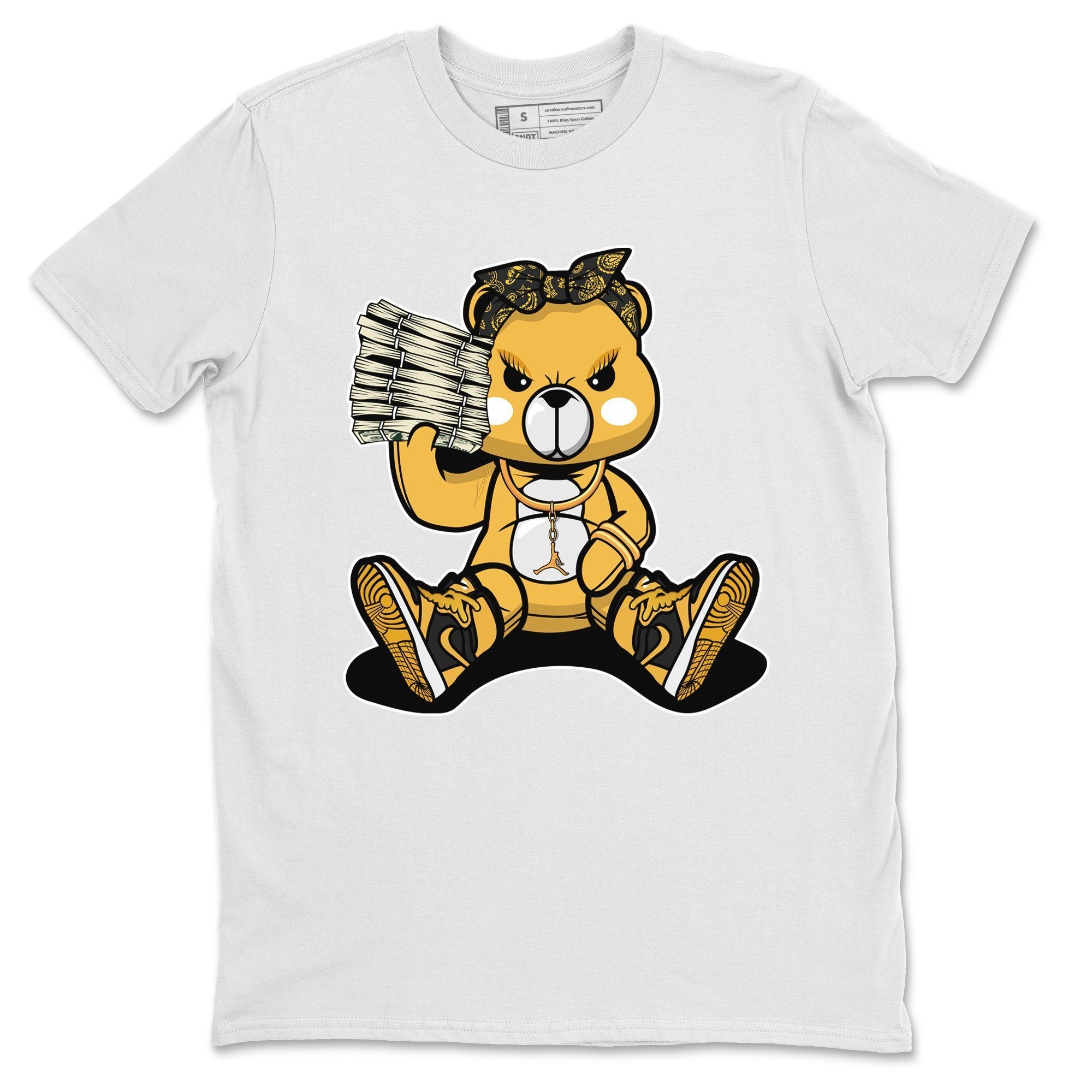 Bad Baby Bear Unisex Tops - Air Jordan 1 Pollen