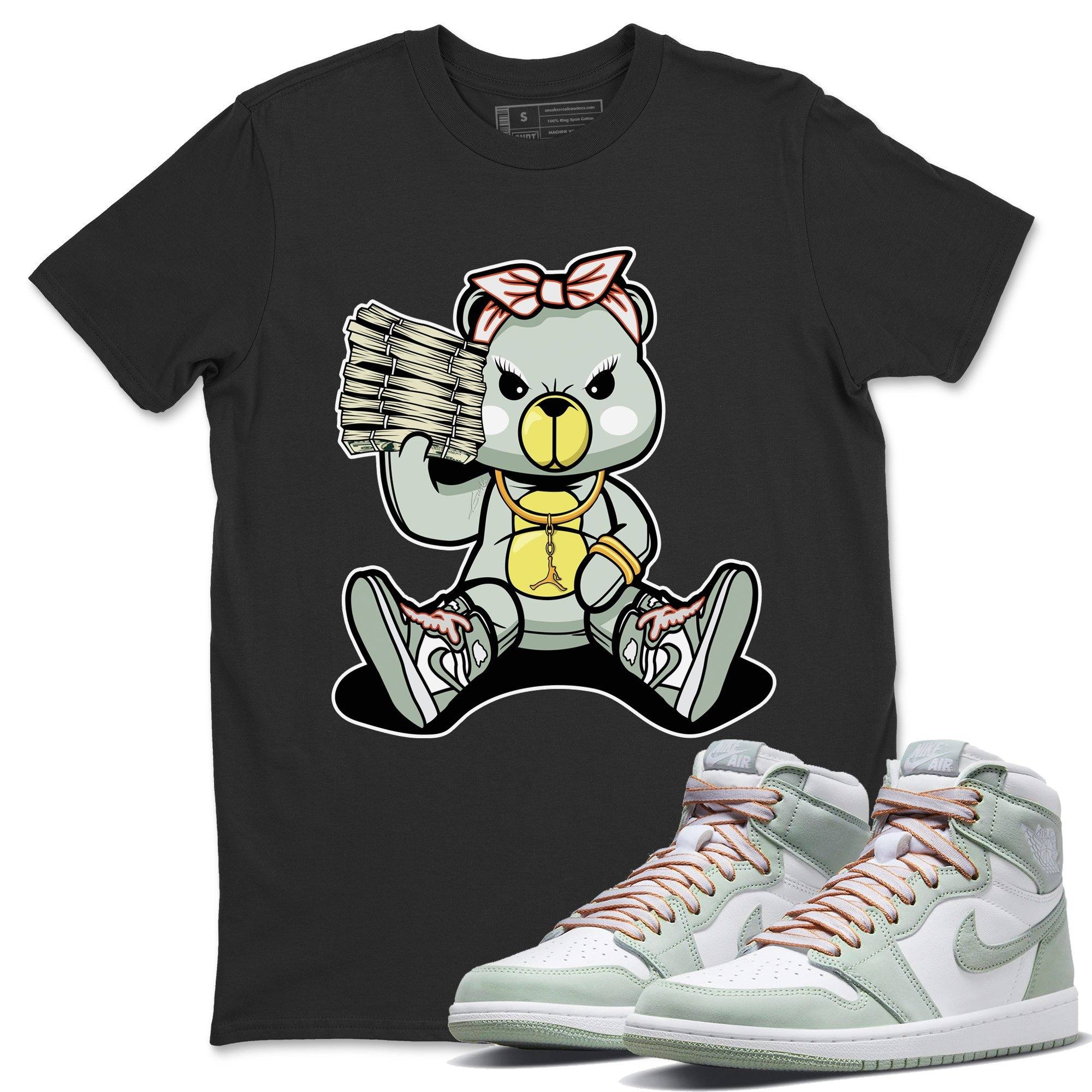 Bad Baby Bear Unisex Tops - Air Jordan 1 Seafoam