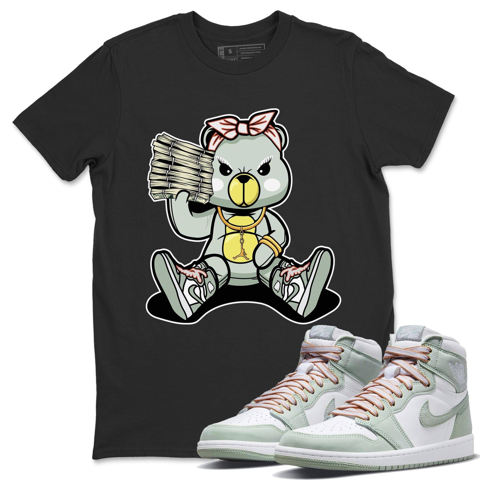 Bad Baby Bear Unisex Tops - Air Jordan 1 Seafoam