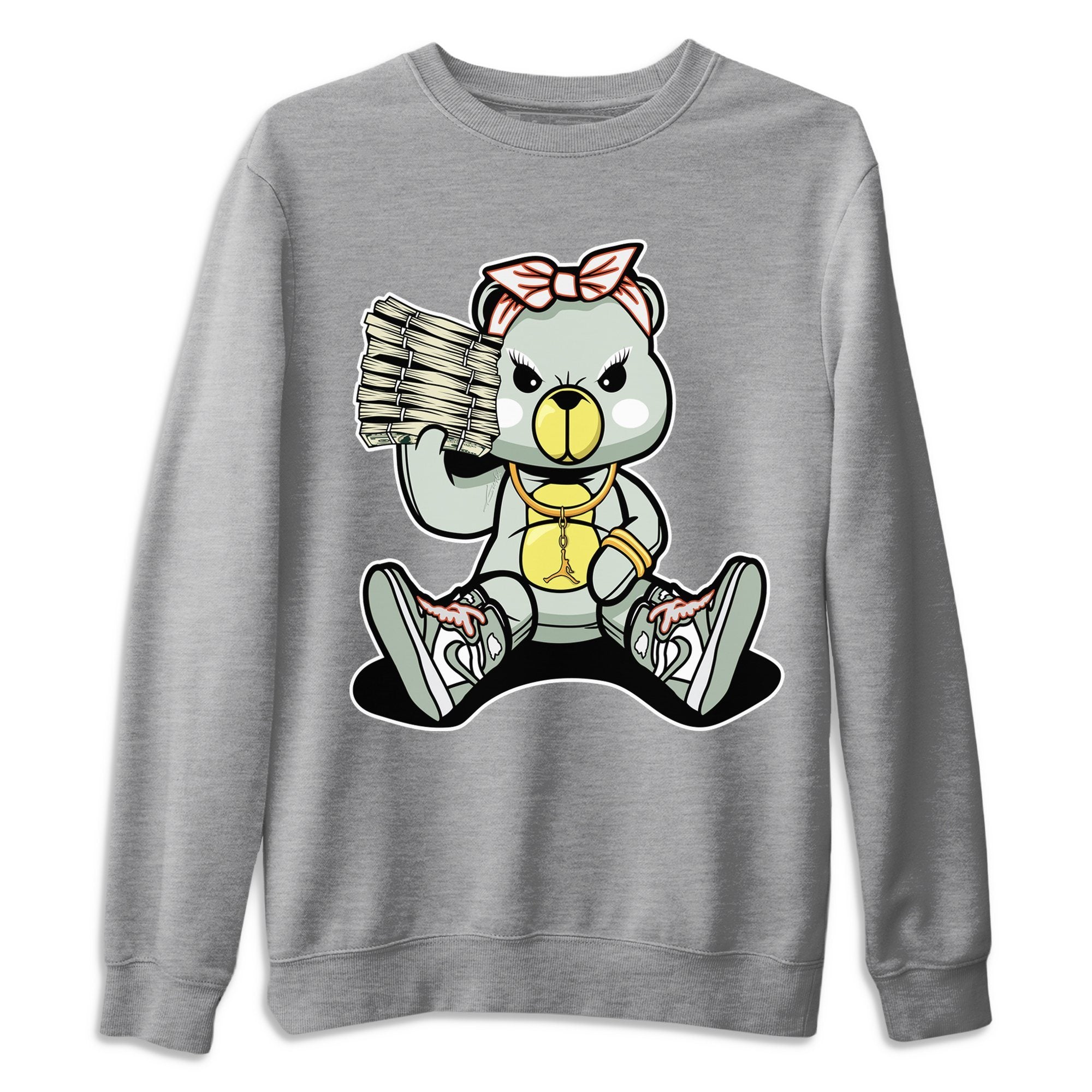 Bad Baby Bear Unisex Tops - Air Jordan 1 Seafoam