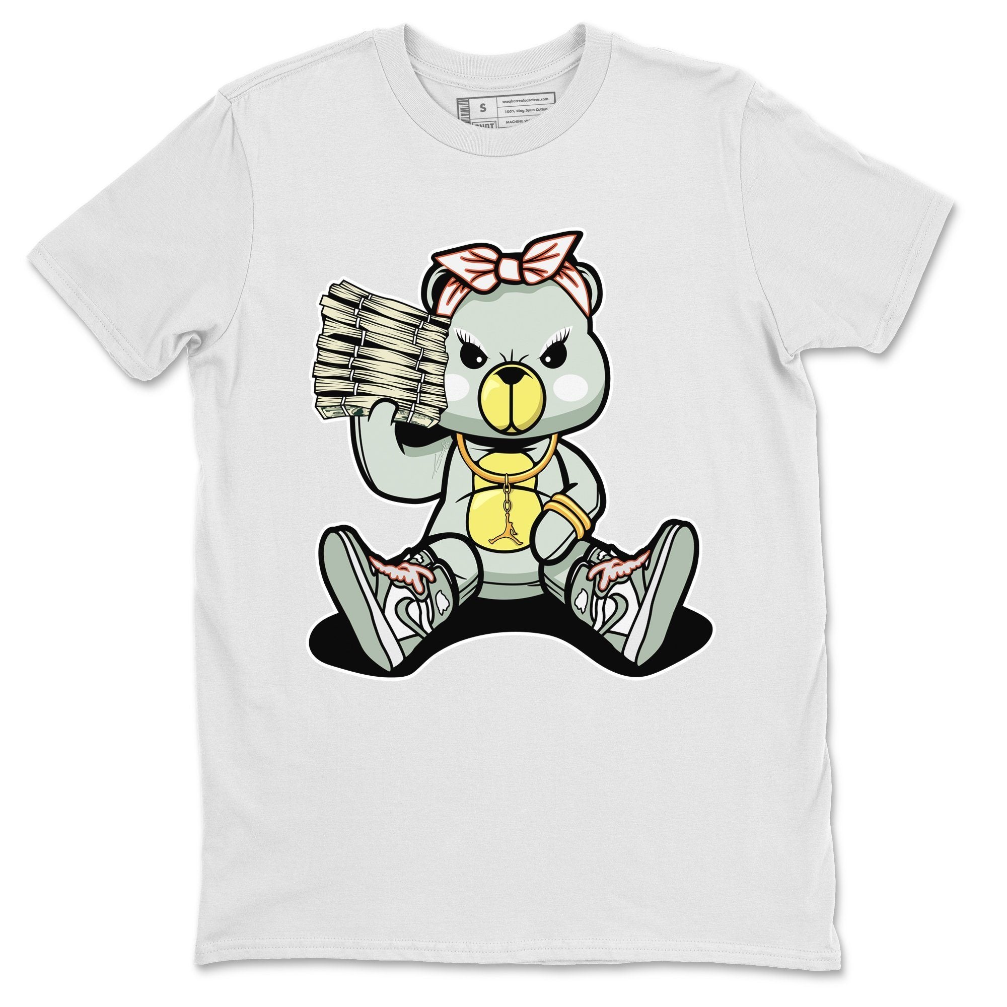 Bad Baby Bear Unisex Tops - Air Jordan 1 Seafoam