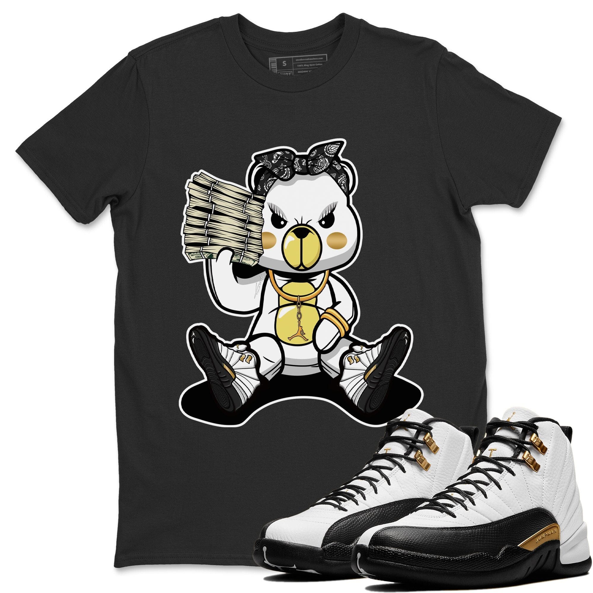 Bad Baby Bear Unisex Tops - Air Jordan 12 Royalty