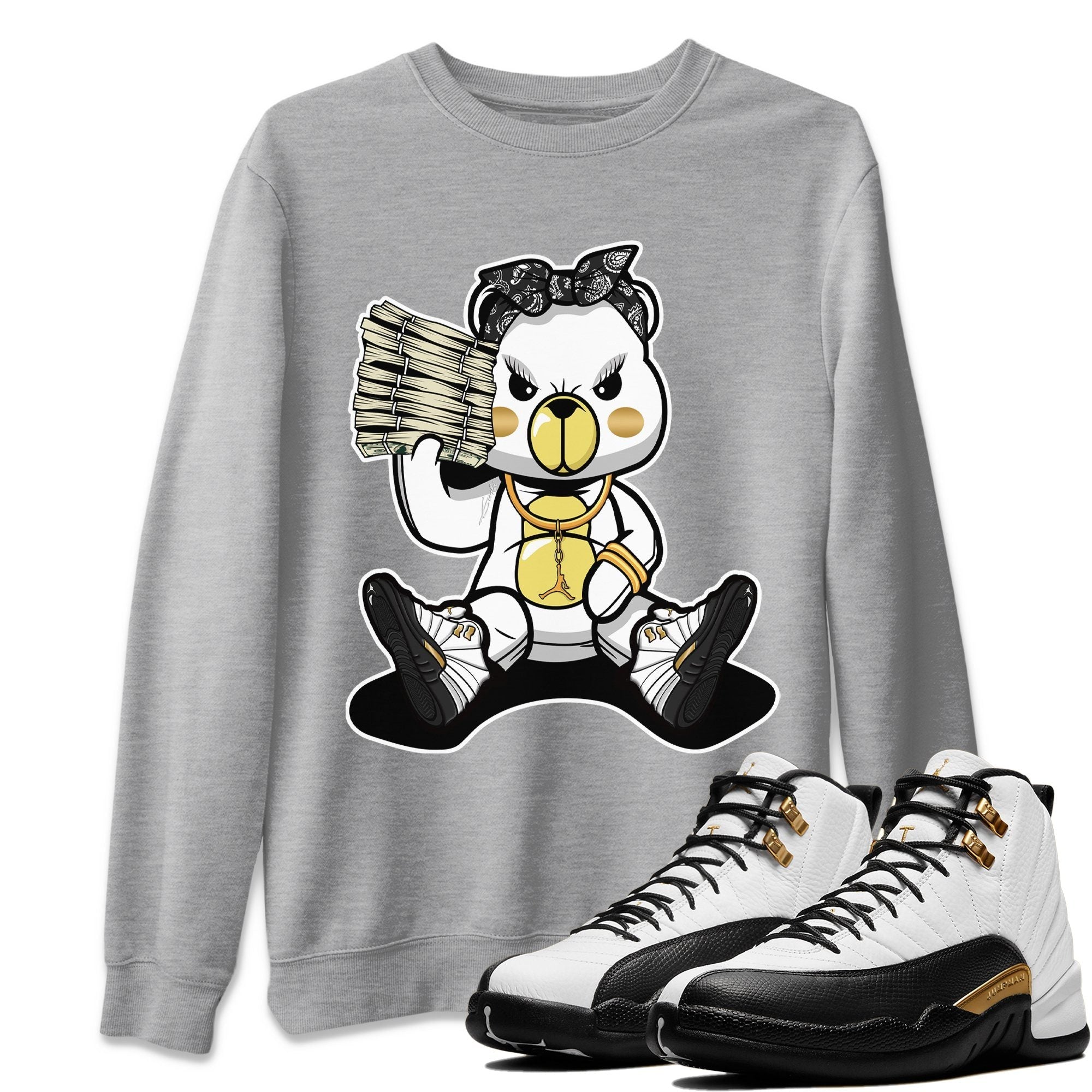 Bad Baby Bear Unisex Tops - Air Jordan 12 Royalty