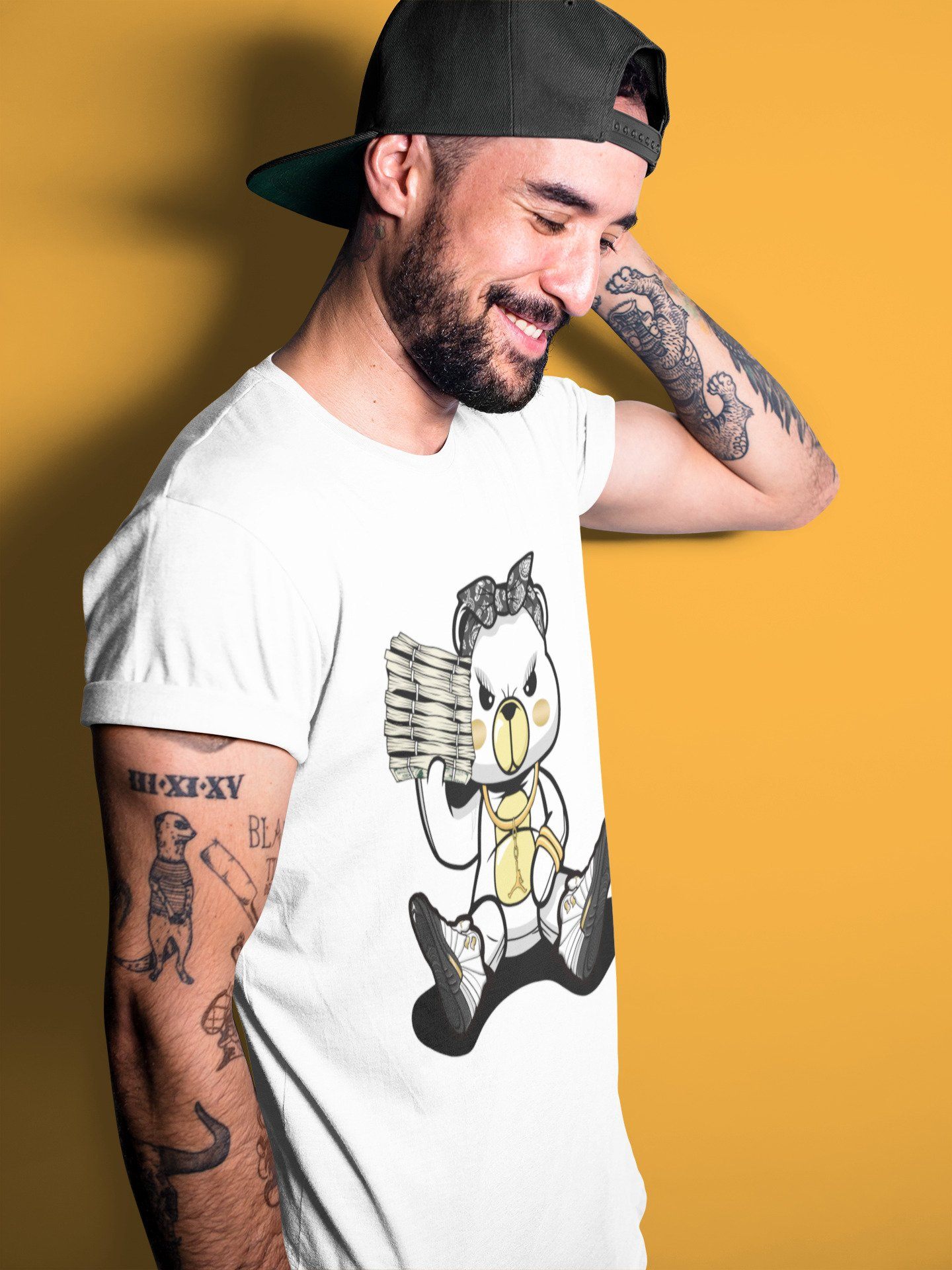 Bad Baby Bear Unisex Tops - Air Jordan 12 Royalty