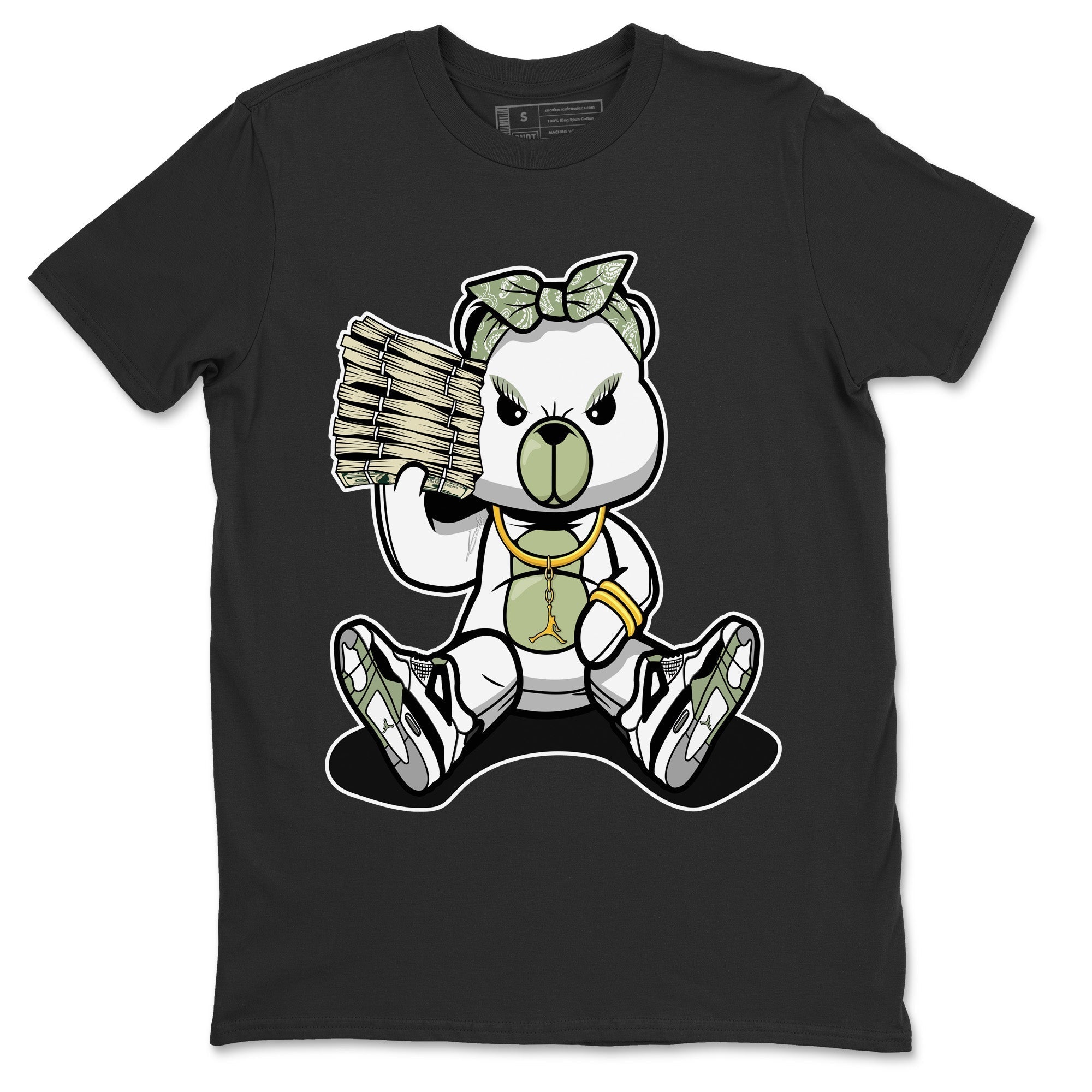 Bad Baby Bear Unisex Tops - Air Jordan 4 Seafoam