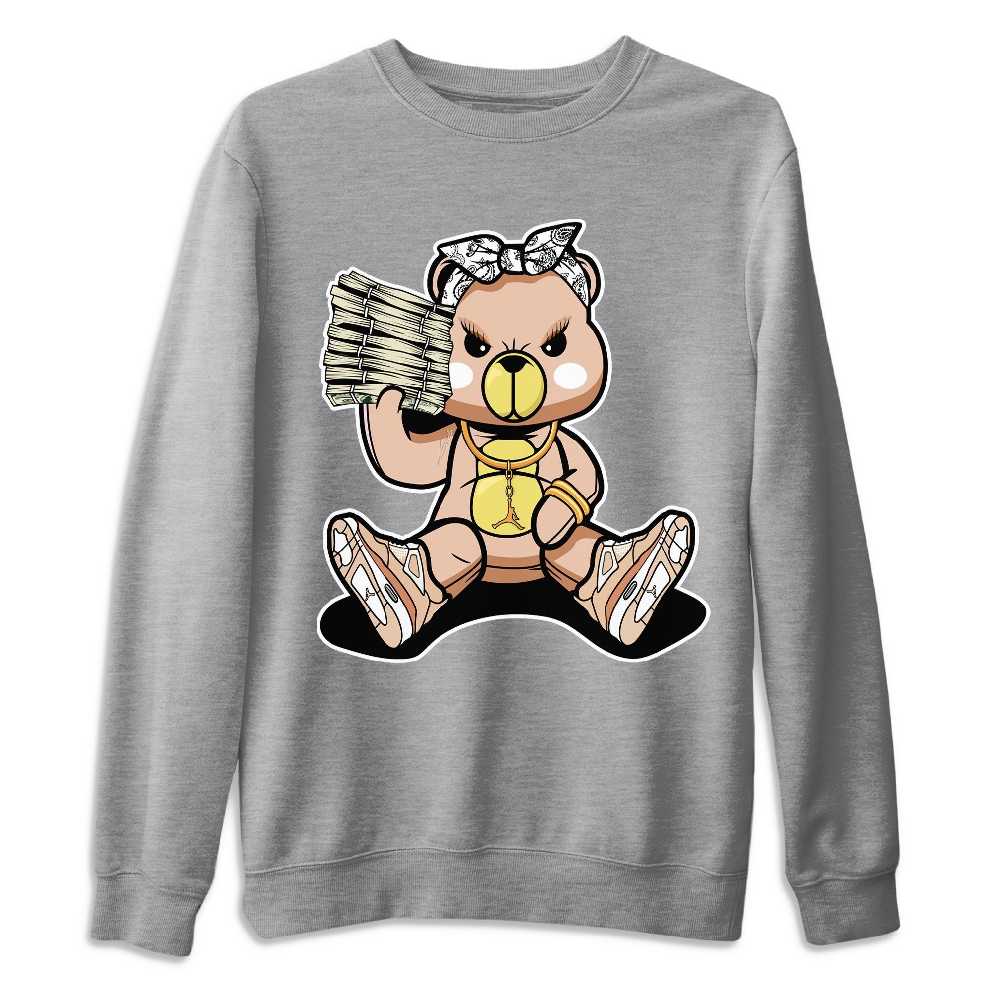 Bad Baby Bear Unisex Tops - Air Jordan 4 Shimmer