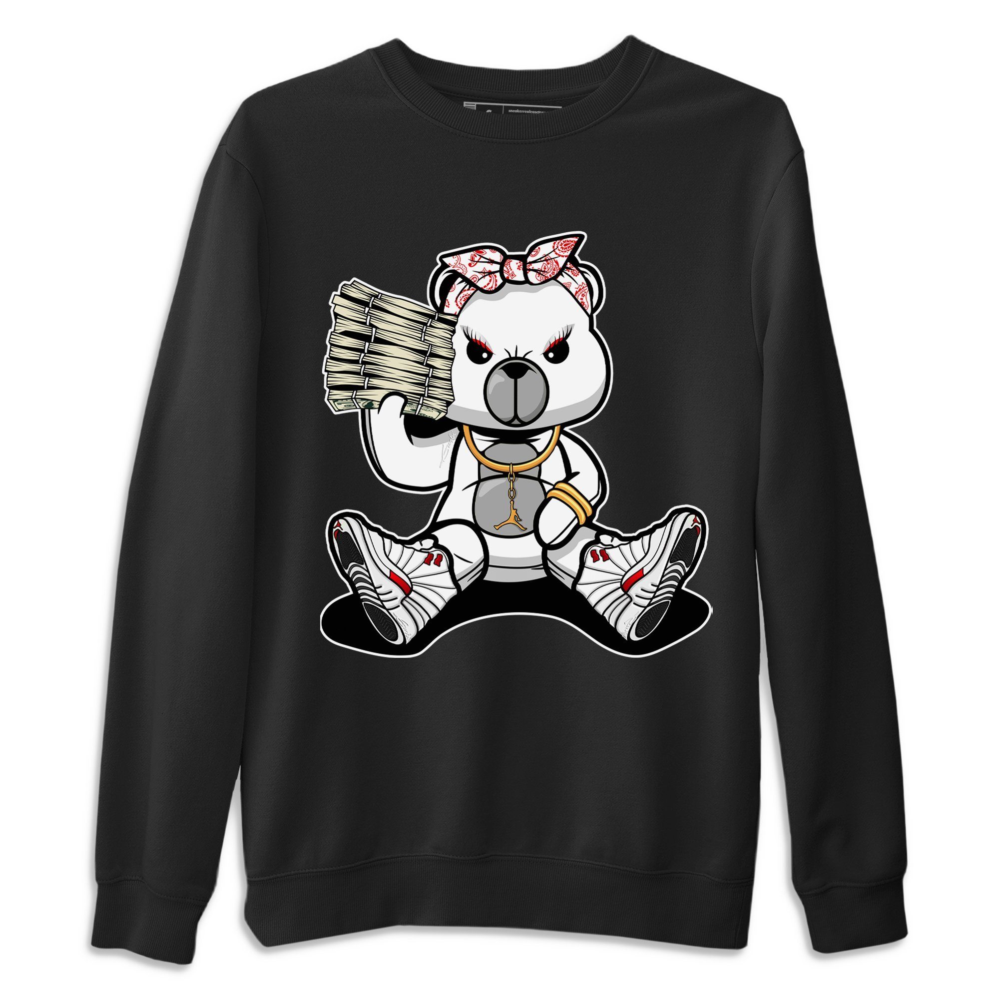 Bad Baby Bear Unisex Tops - Air Jordan 12 Twist